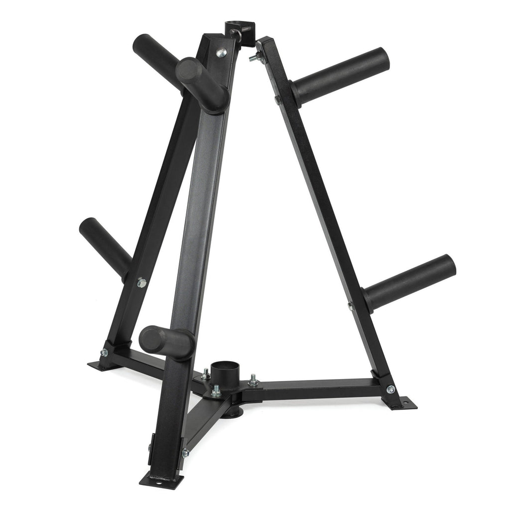 Adjustable Vertical Weight Plate & Dumbbell Storage Rack – Heavy‑Duty Steel Frame, 300 kg Capacity, Multi‑Clamp Barbell & Disc Organizer for Compact Home Gym