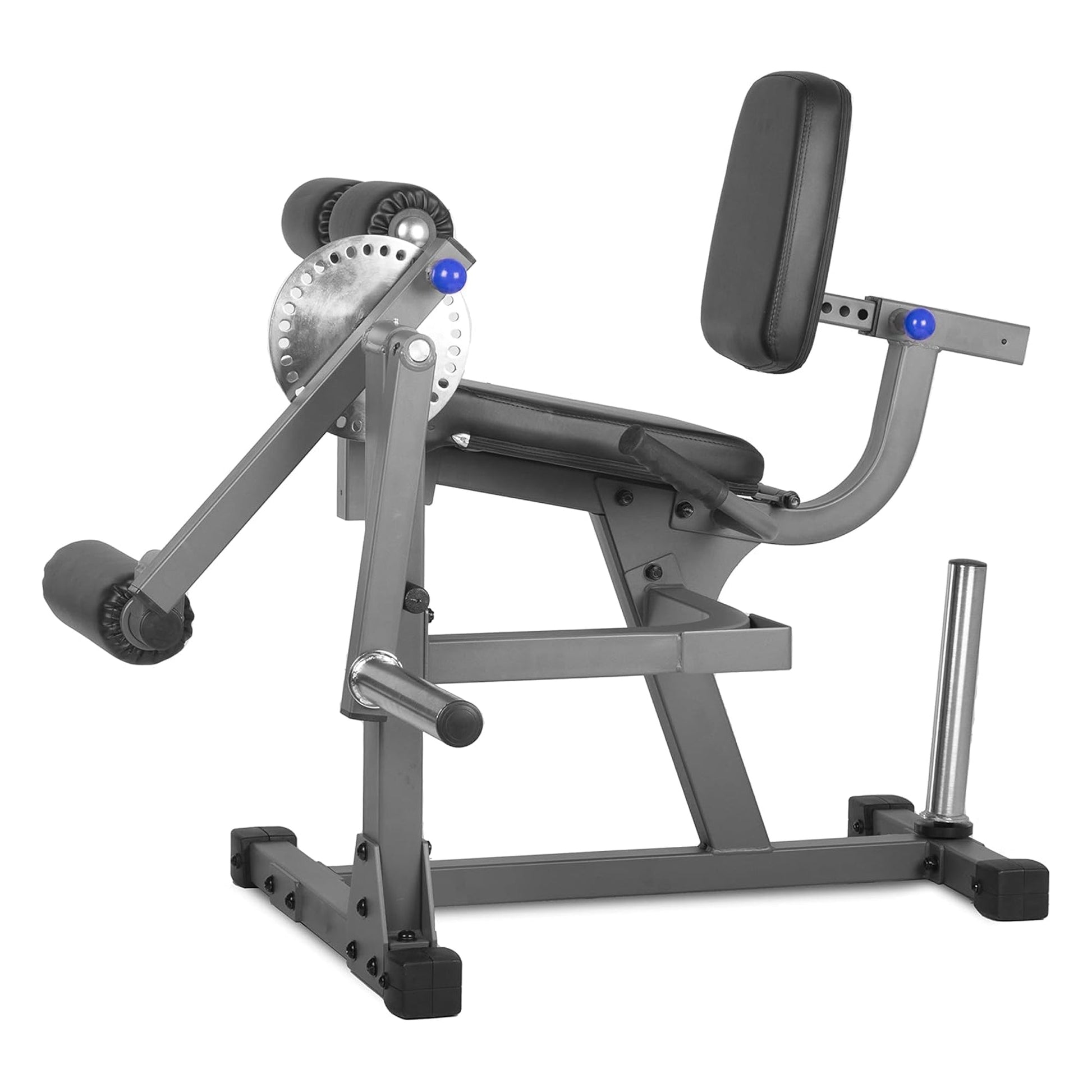 Heavy‑Duty Adjustable Leg Extension & Curl Machine – Steel Frame Home Gym Quad & Hamstring Strength Trainer, Seated Design for Compact Studio