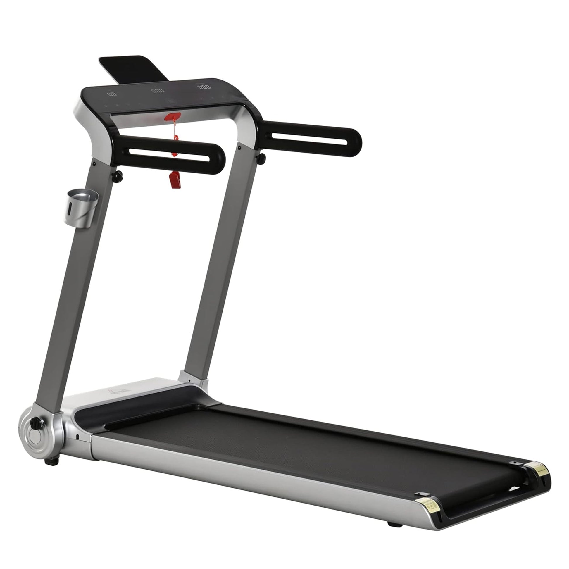 Compact Folding Treadmill – 750 W Motor | 1–14 km/h Speed | Cushioned Deck | Space‑Saving Design for Home Gym & Apartment Workouts