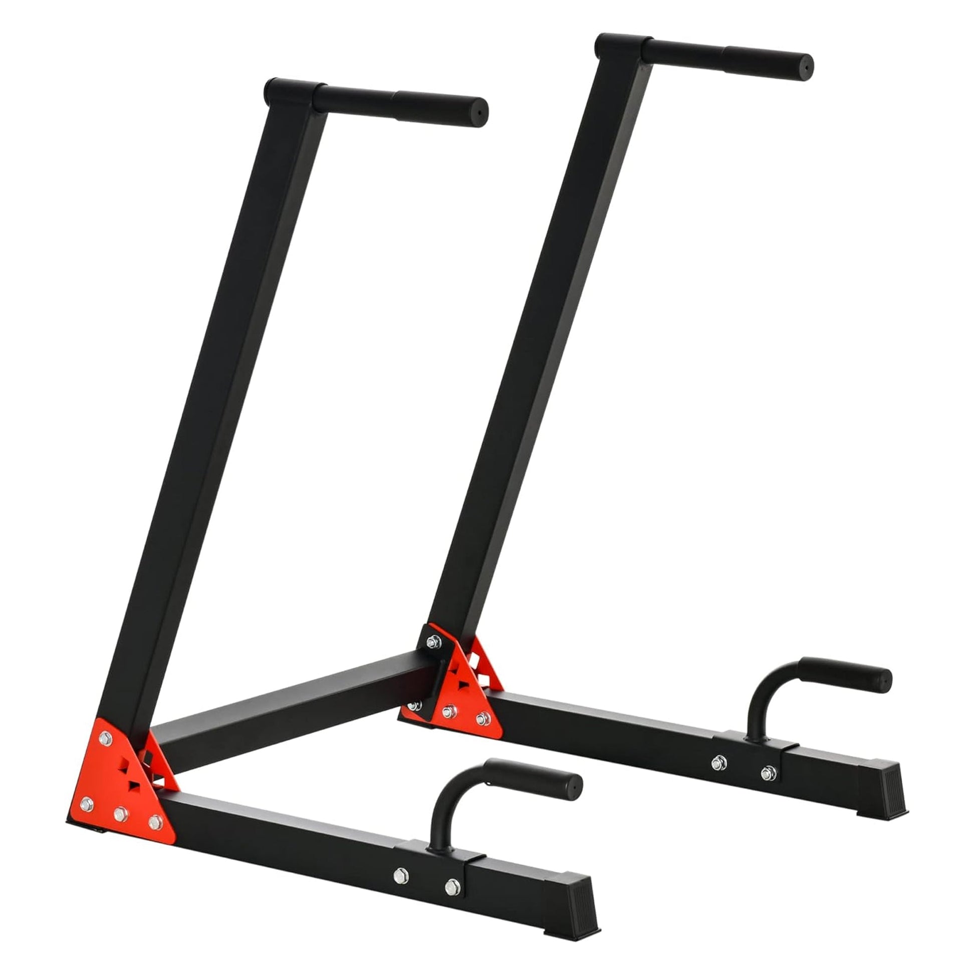 Heavy‑Duty Steel Dip Station Stand with 200kg Capacity, Ergonomic 32cm Handles & 60cm Spacing – Home Gym Upper‑Body Trainer for Chest & Triceps