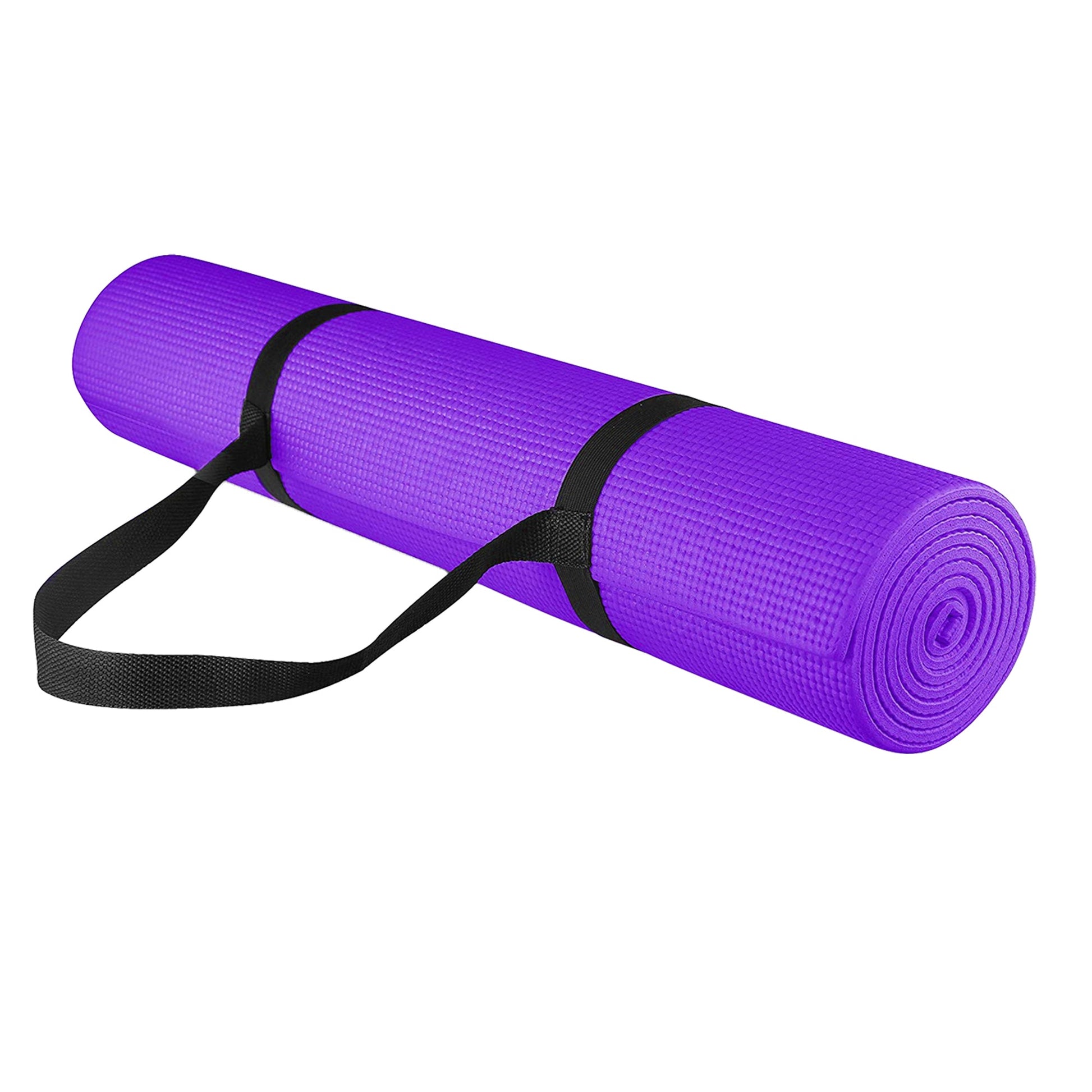 Extra Thick NBR Foam Yoga Mat – 15 mm Non‑Slip Eco-Friendly Exercise & Pilates Mat with Carry Strap – Cushioned Support for Home Gym & Fitness Studio