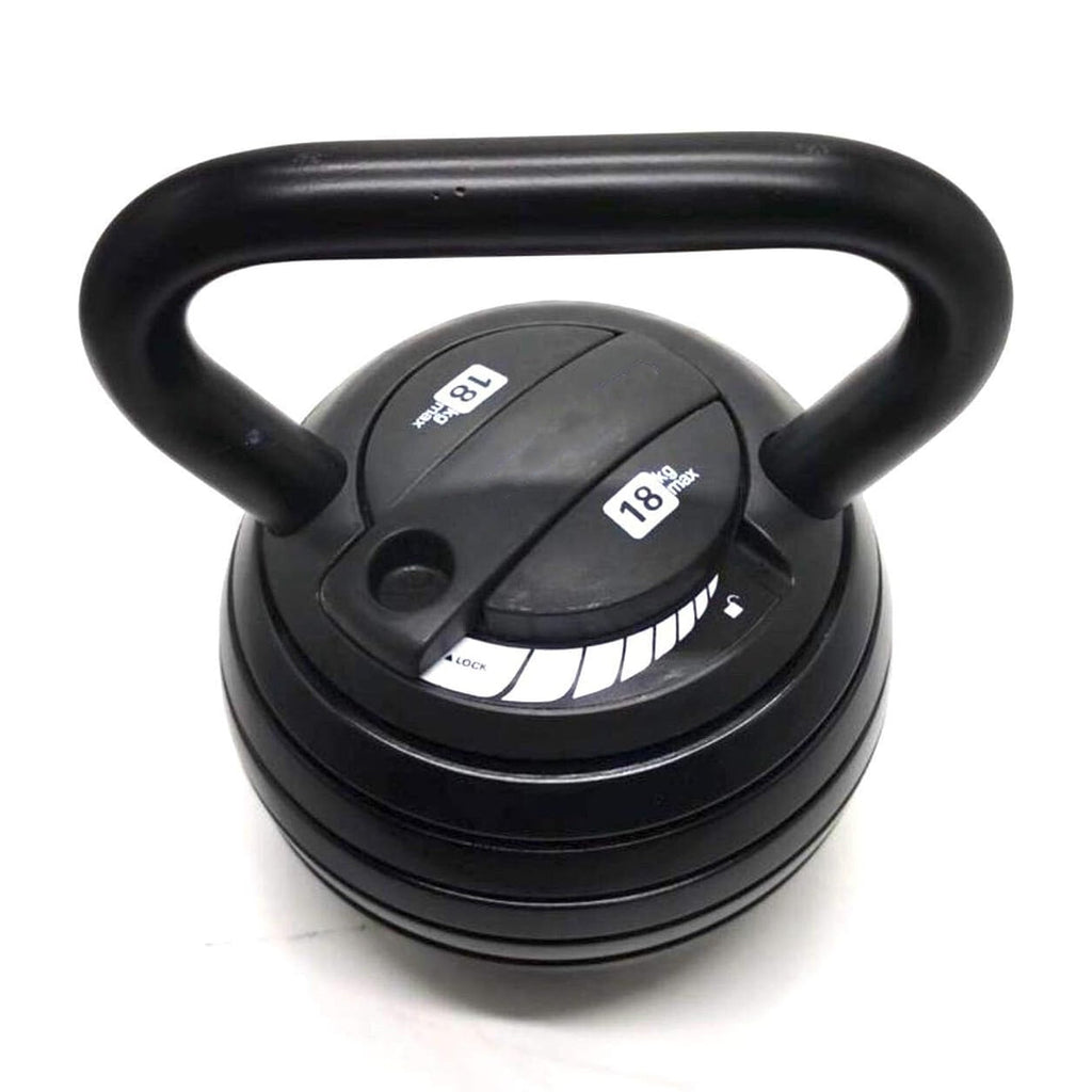 18 kg Adjustable Kettlebell – Heavy‑Duty Quick‑Lock Plates, Ergonomic Grip, Full‑Body Strength Training, Compact Home Gym Equipment