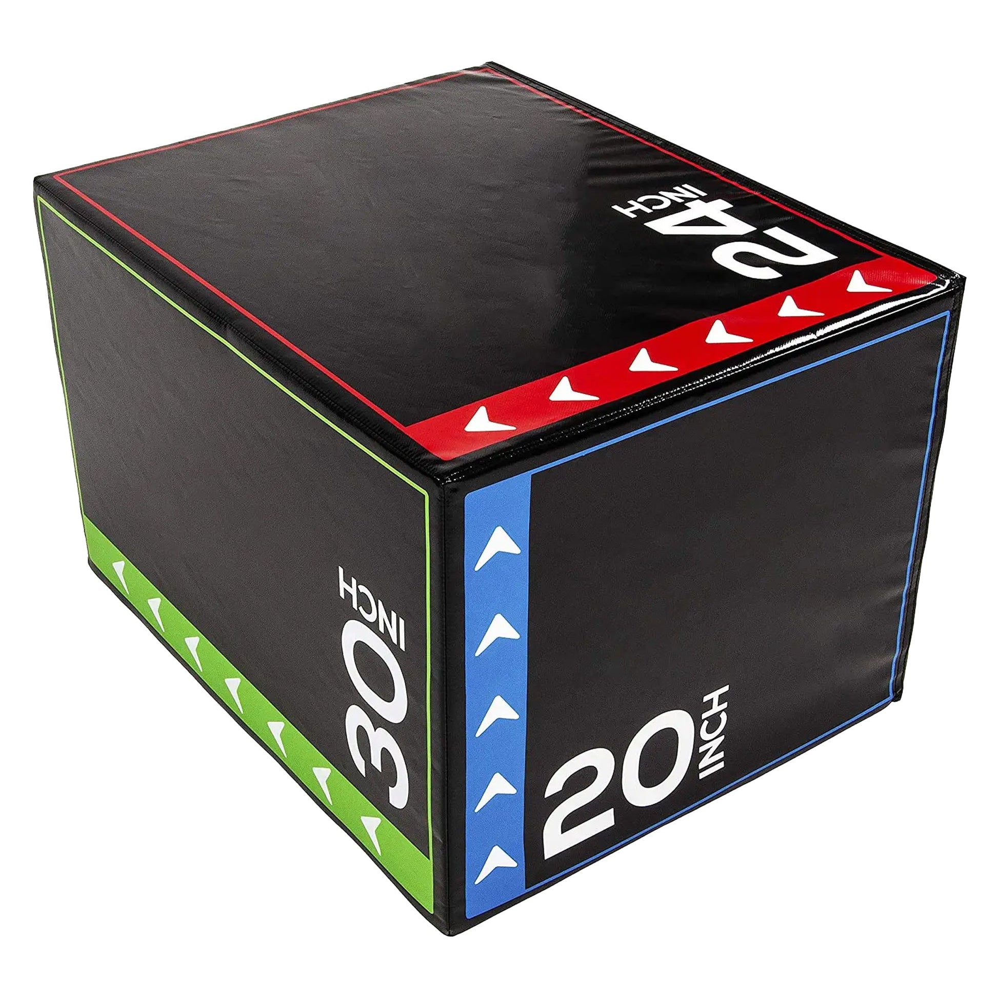 Soft 3‑in‑1 Foam Plyometric Jump Box – Non‑Slip Vinyl Coated for Home Gym Training