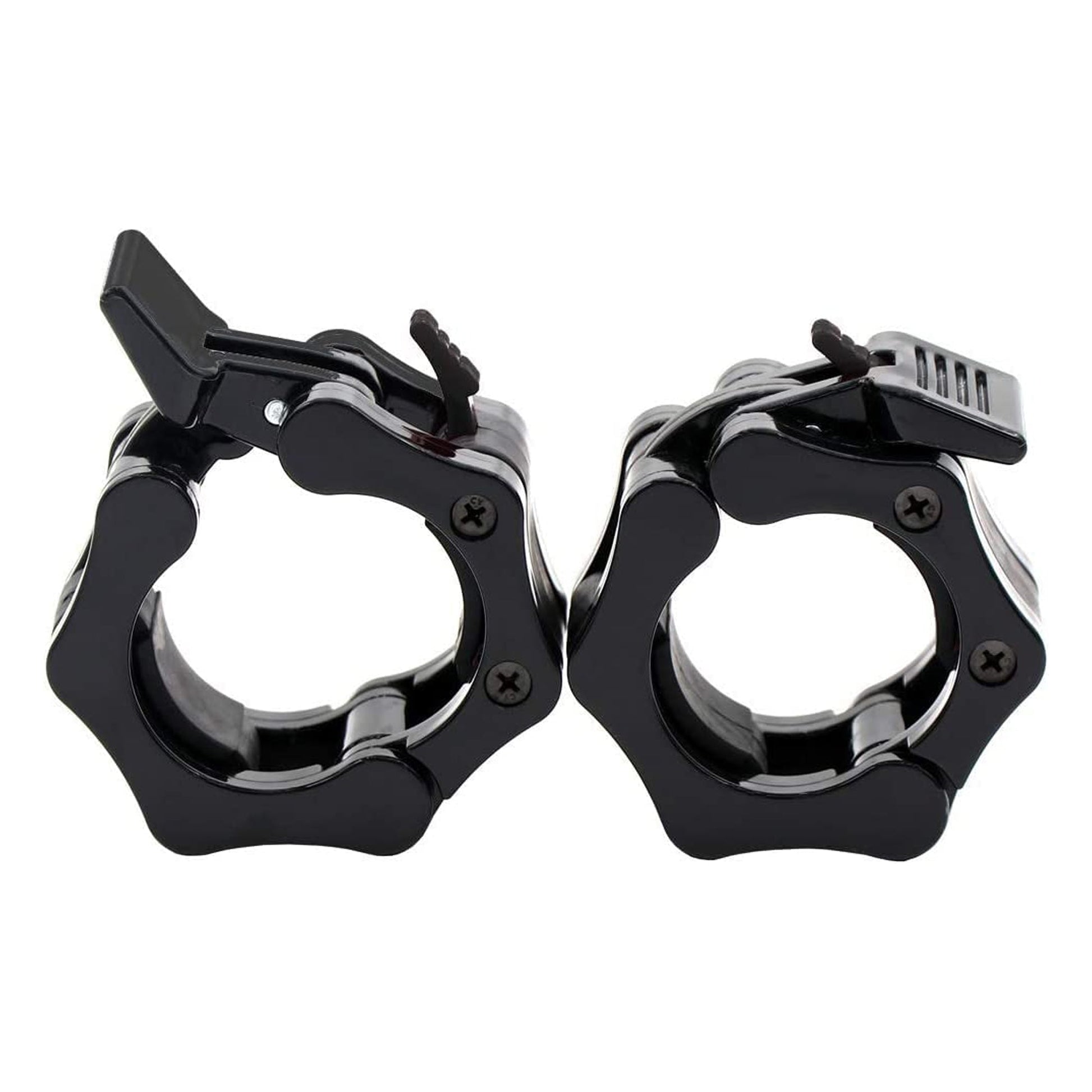 Adjustable Olympic Barbell Collars – Heavy‑Duty ABS Quick‑Release Locking Clips for 2″ Olympic Bars – Secure Strength Training for Home Gyms