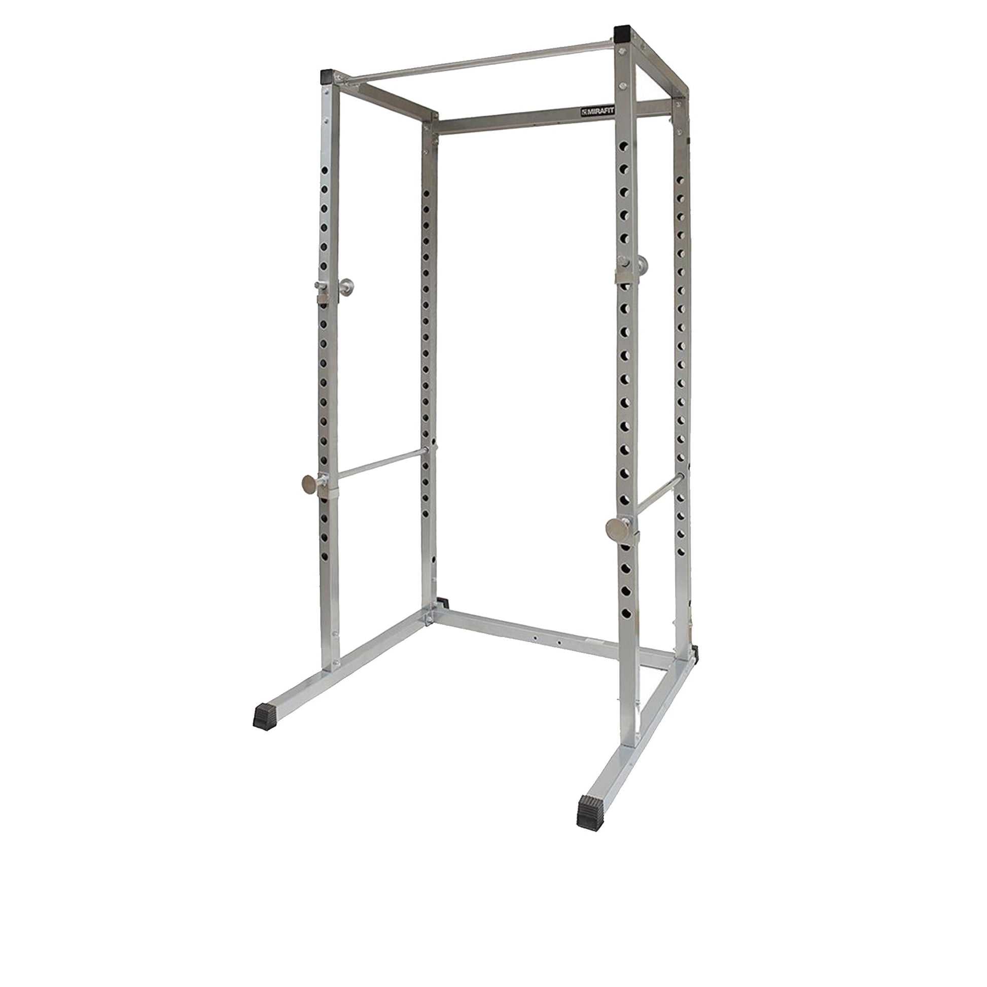 Adjustable Heavy‑Duty G100 Power Rack Squat Cage with Pull‑Up Bar – Steel Frame, Multi‑Positional J‑Hooks, Compact Strength Training for Home Gym