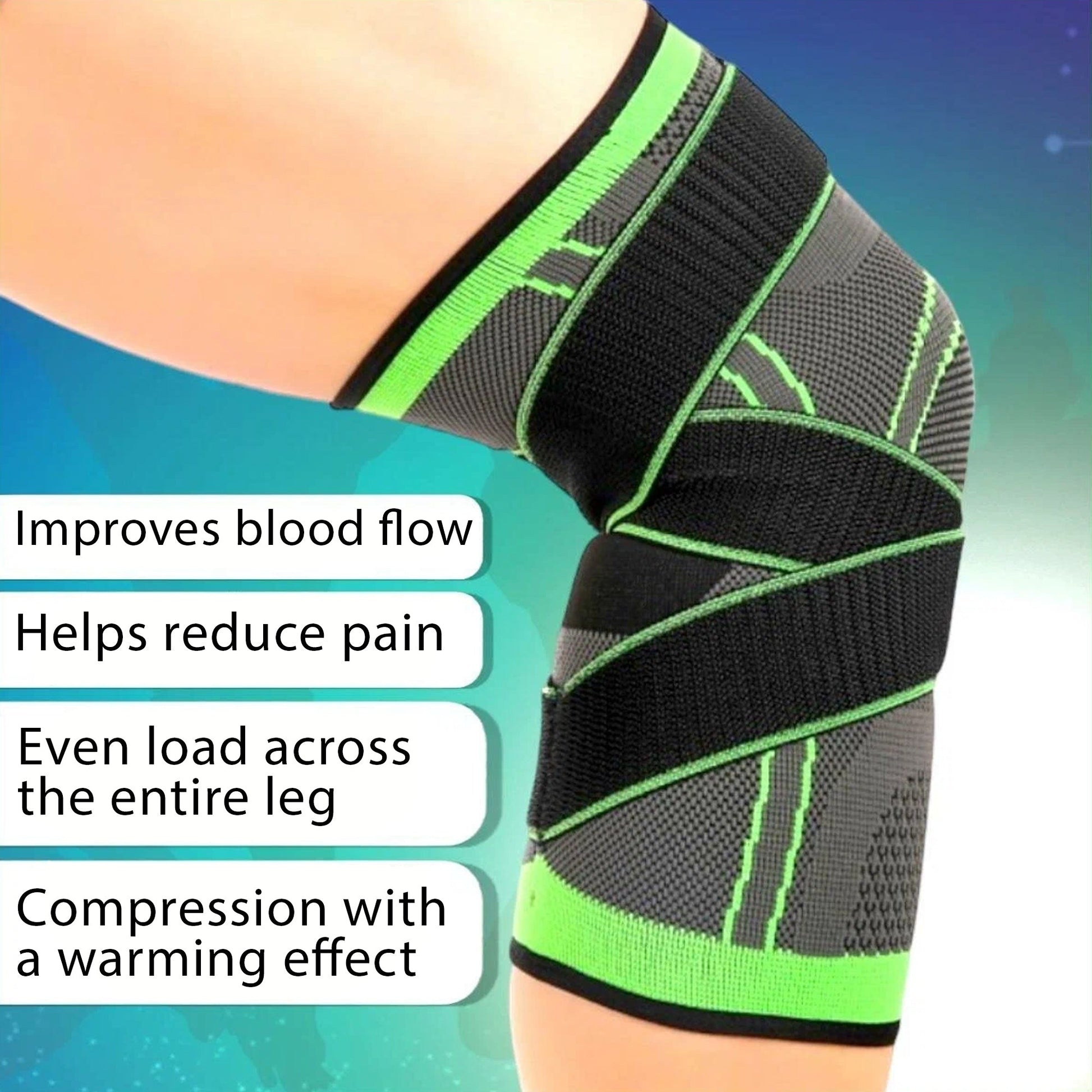 Comfort-Fit Knee Support Strap – Adjustable Brace for ACL, Meniscus & Joint Pain Relief | Perfect for Running, Walking, Sports & Daily Wear