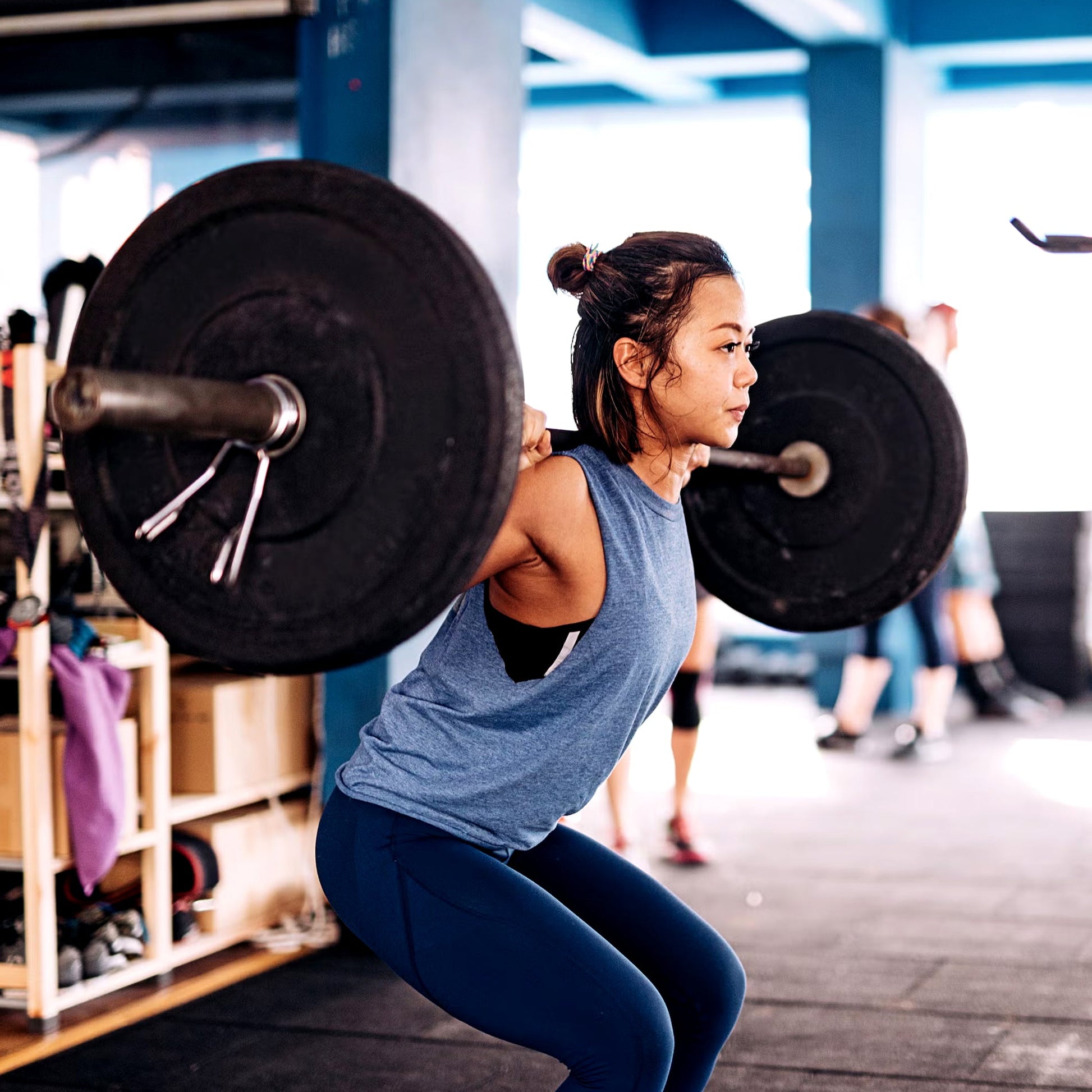 Heavy‑Duty Olympic Bumper Plates – Durable Rubber Weight Plates, Cast Iron Core, Shock‑Absorbing Design, Strength Training & Weightlifting, Home Gym