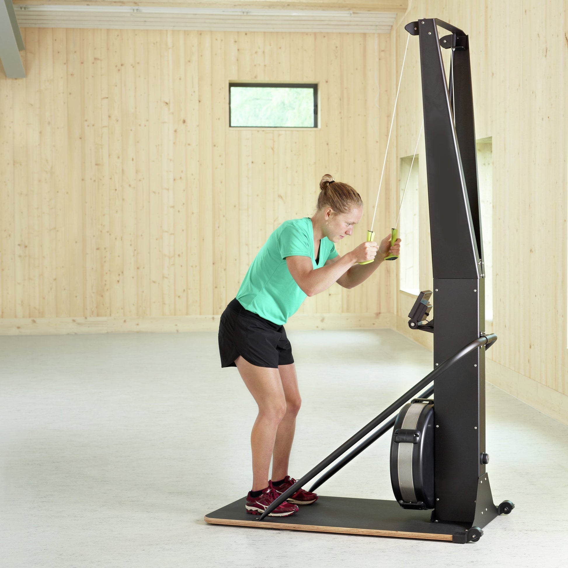 Indoor Ski Cross Trainer – Full-Body Ski Machine with LED Display | High-Intensity Cardio & Strength Equipment for Home Gym