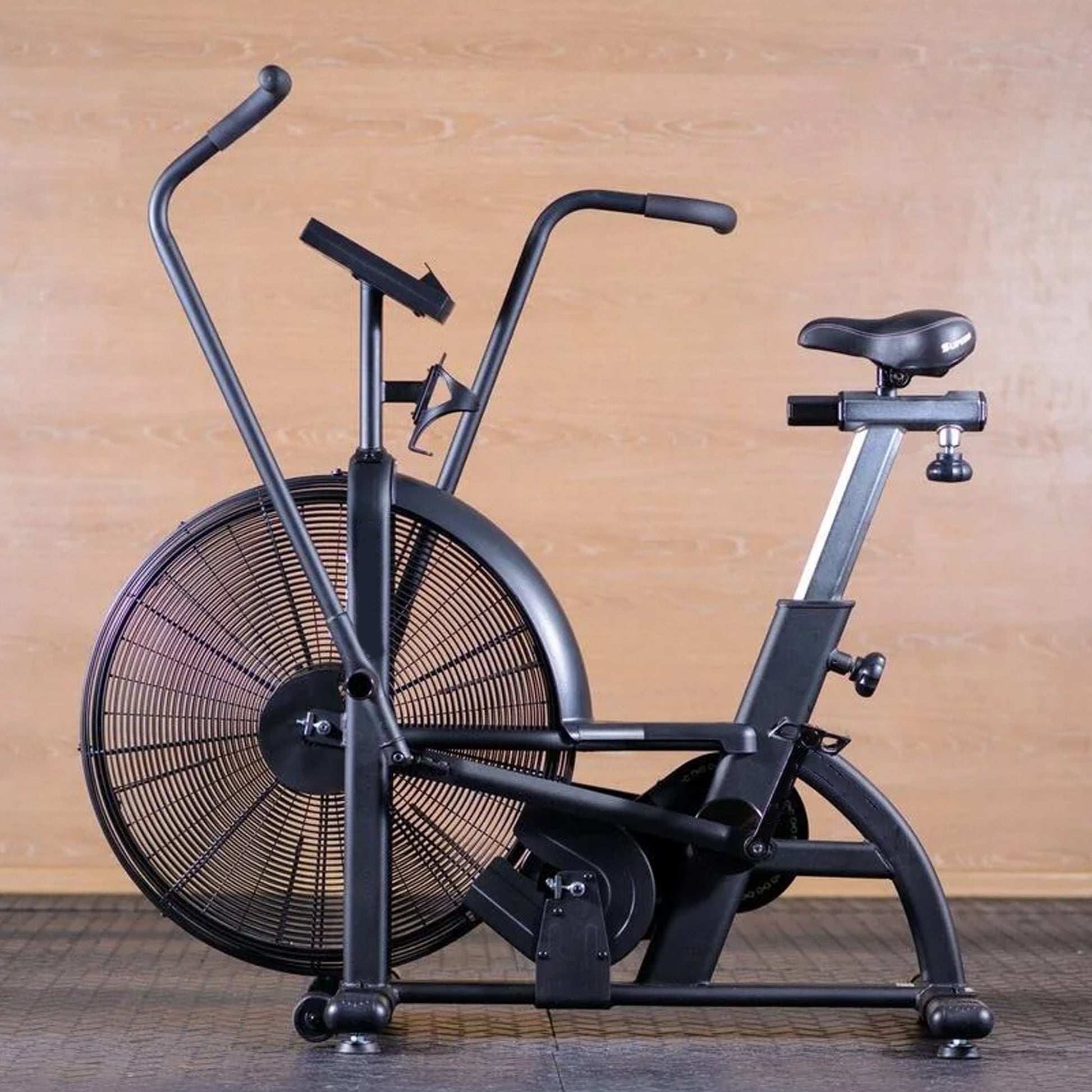 Steel Air Resistance Exercise Bike – Full-Body Cardio Trainer with LCD Display, Heavy-Duty Frame for Home Gym & Personal Workout Rooms