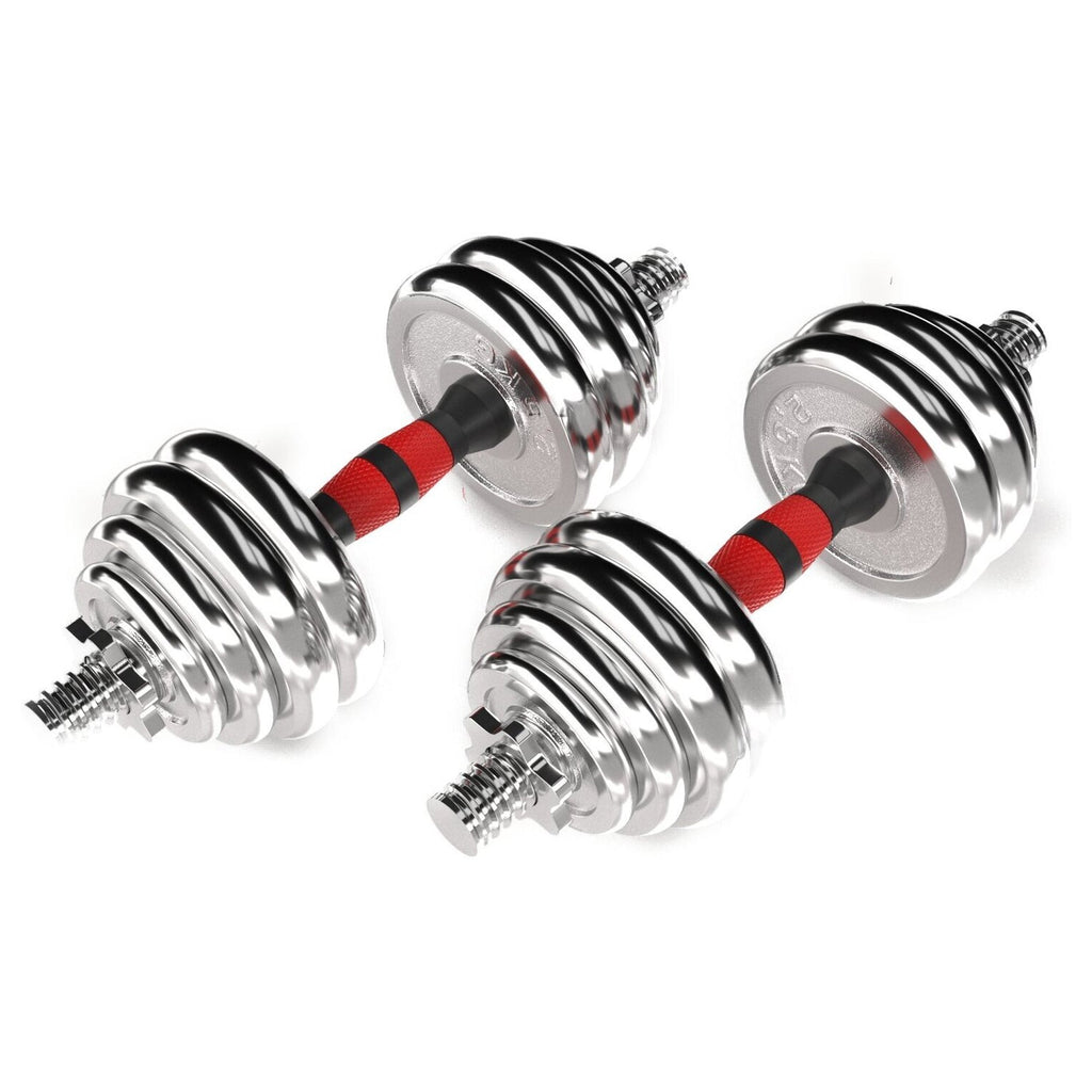 Adjustable Dumbbell & Barbell Set 20 kg – Steel/ Cast Iron Weights, Ergonomic Grip, Space‑Saving Home Fitness