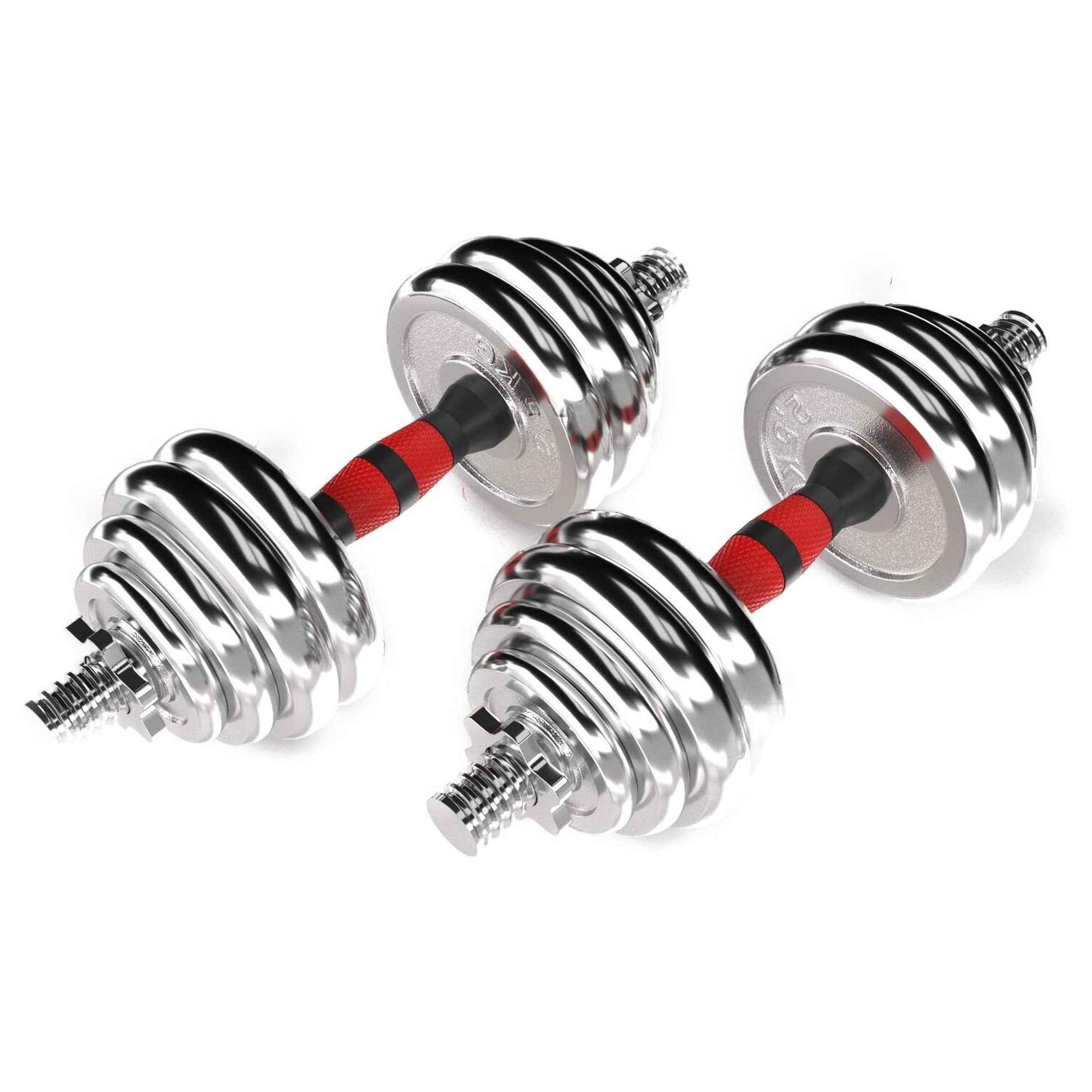 Adjustable Dumbbell & Barbell Set 20 kg – Steel/ Cast Iron Weights, Ergonomic Grip, Space‑Saving Home Fitness