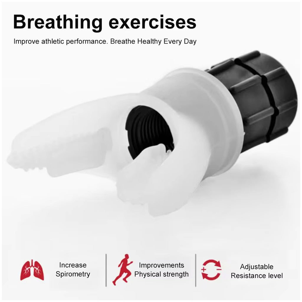 Breath Trainer | Portable Lung Exerciser for Respiratory Therapy, Lung Capacity & Stamina Boost