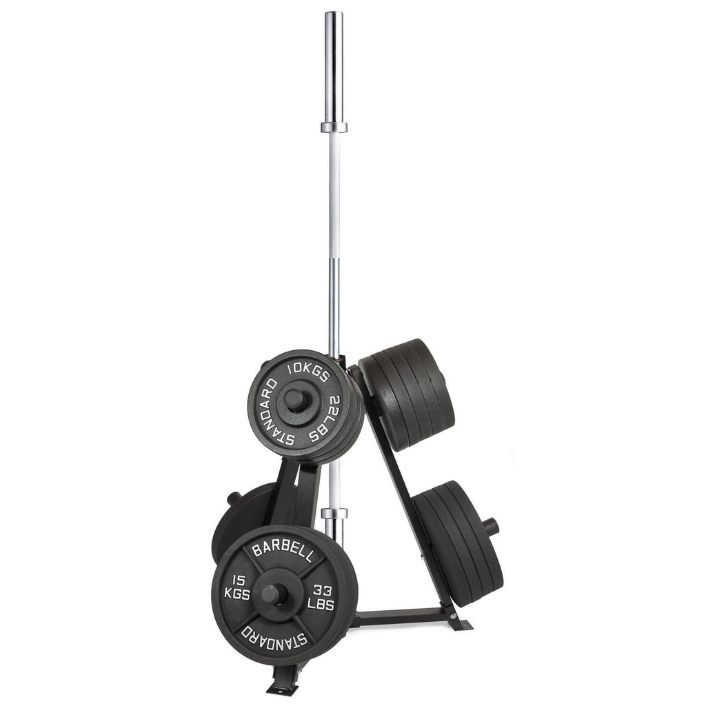 Adjustable Vertical Weight Plate & Dumbbell Storage Rack – Heavy‑Duty Steel Frame, 300 kg Capacity, Multi‑Clamp Barbell & Disc Organizer for Compact Home Gym