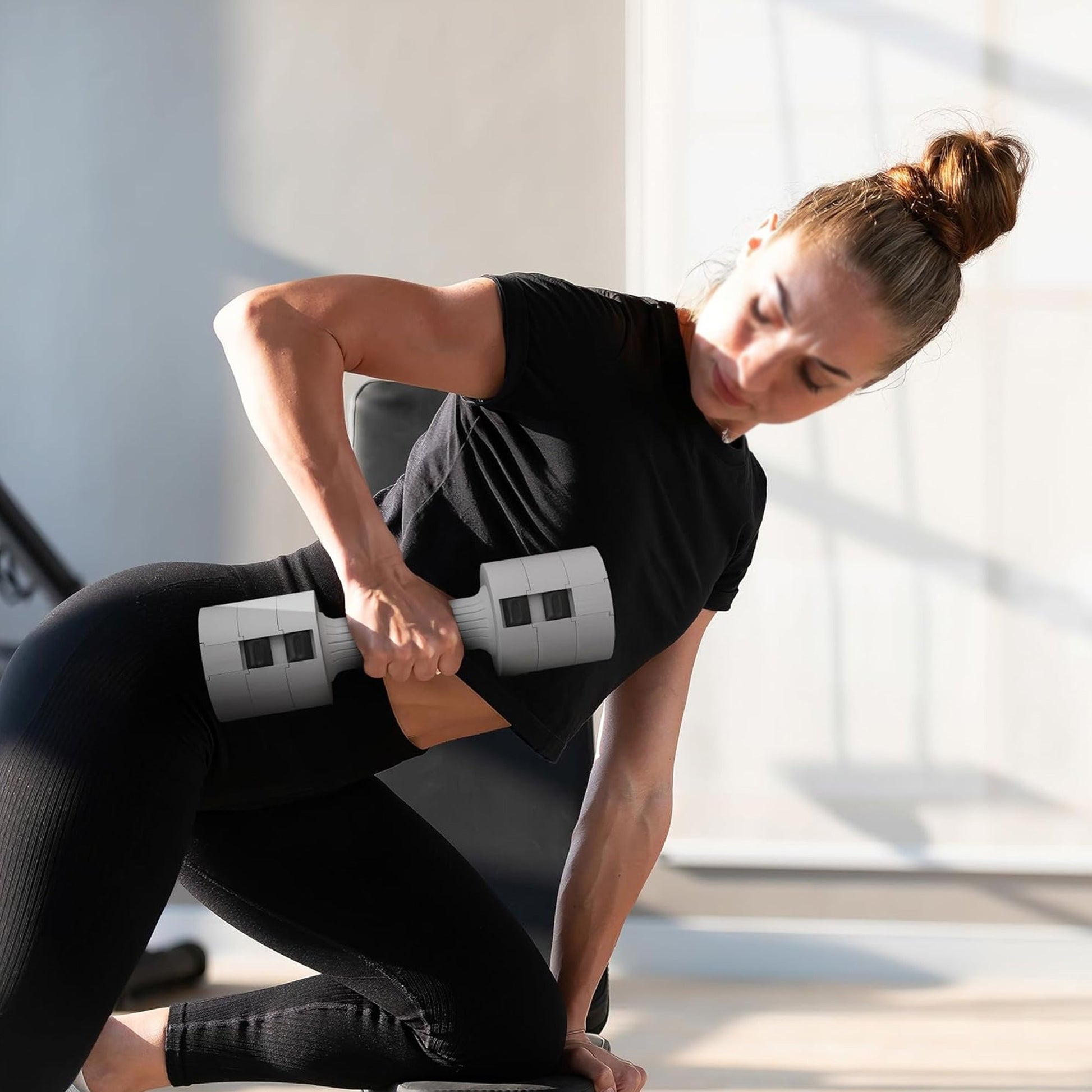3-in-1 Adjustable Hand Weights – 2x2.5kg & 2x10kg Dumbbell Set | Compact Strength Training for Home Gym | Ideal for Women & Men