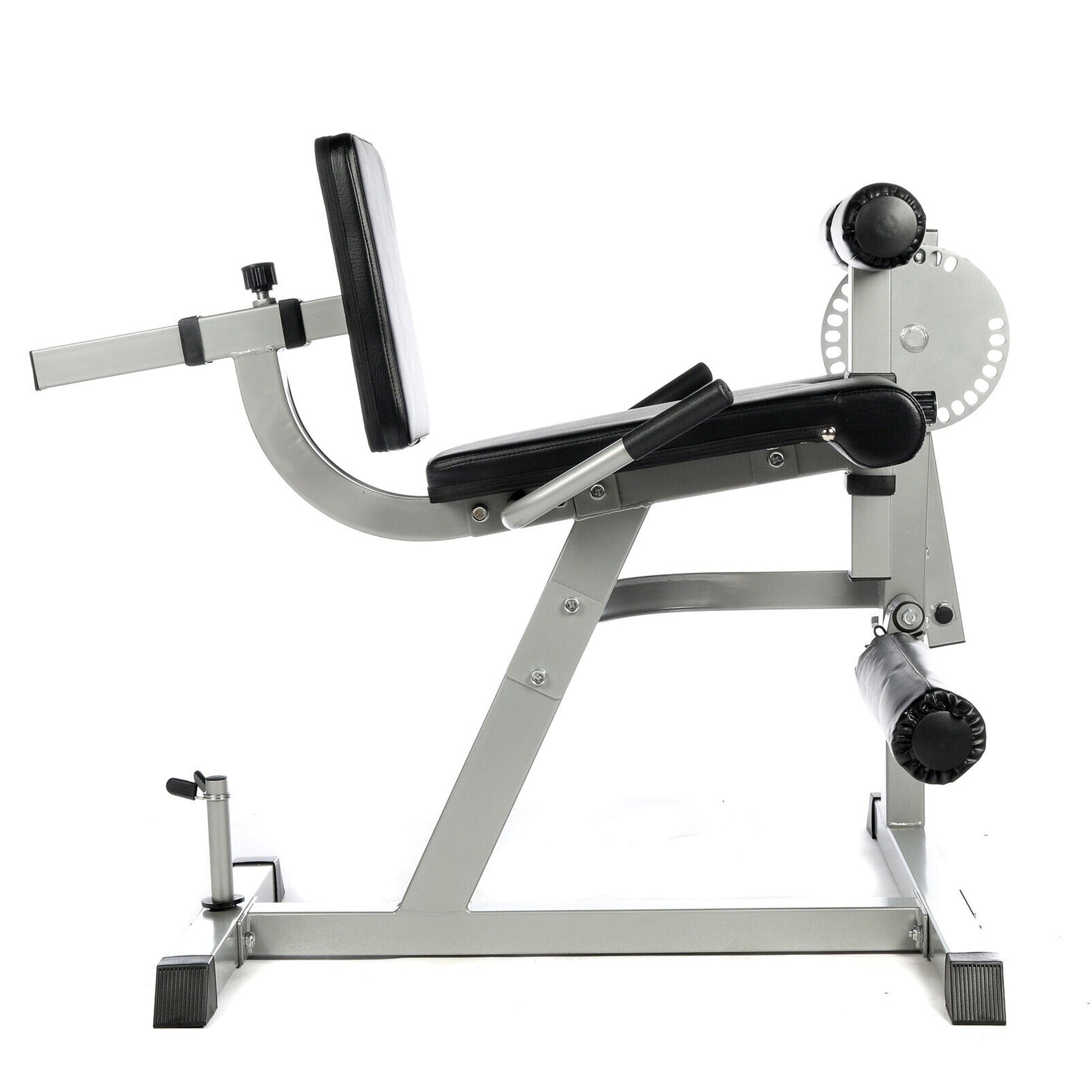 Heavy‑Duty Adjustable Leg Extension & Curl Machine – Steel Frame Home Gym Quad & Hamstring Strength Trainer, Seated Design for Compact Studio