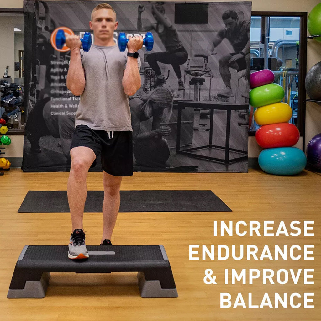 Adjustable Aerobic Stepper Platform – Non‑Slip Surface, 3‑Level Height, Durable & Compact for Home Gym Cardio & Fitness