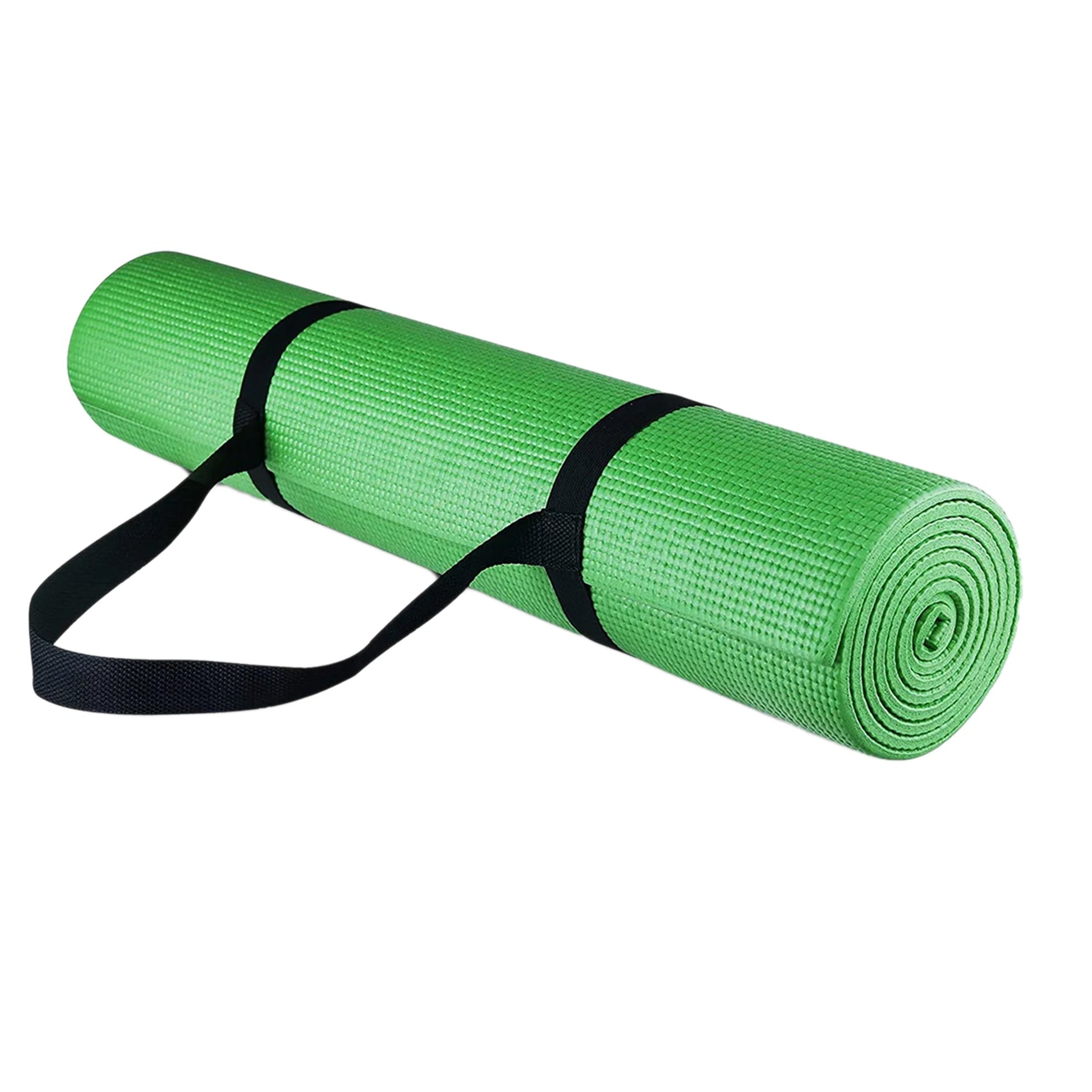 Extra Thick NBR Foam Yoga Mat – 15 mm Non‑Slip Eco-Friendly Exercise & Pilates Mat with Carry Strap – Cushioned Support for Home Gym & Fitness Studio
