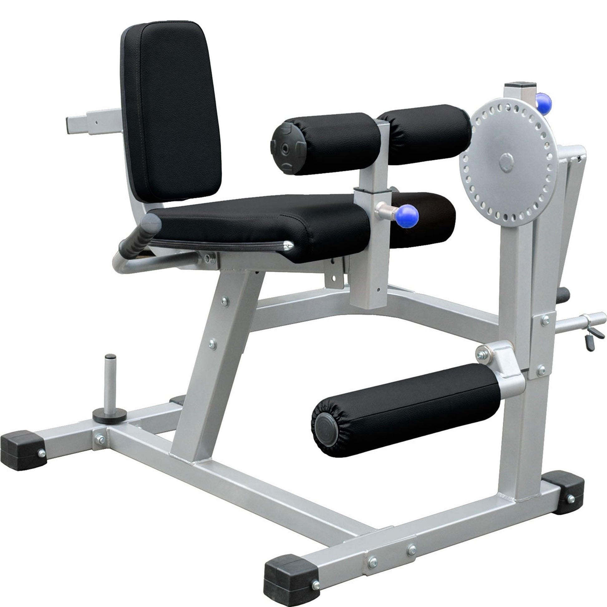 Heavy‑Duty Adjustable Leg Extension & Curl Machine – Steel Frame Home Gym Quad & Hamstring Strength Trainer, Seated Design for Compact Studio
