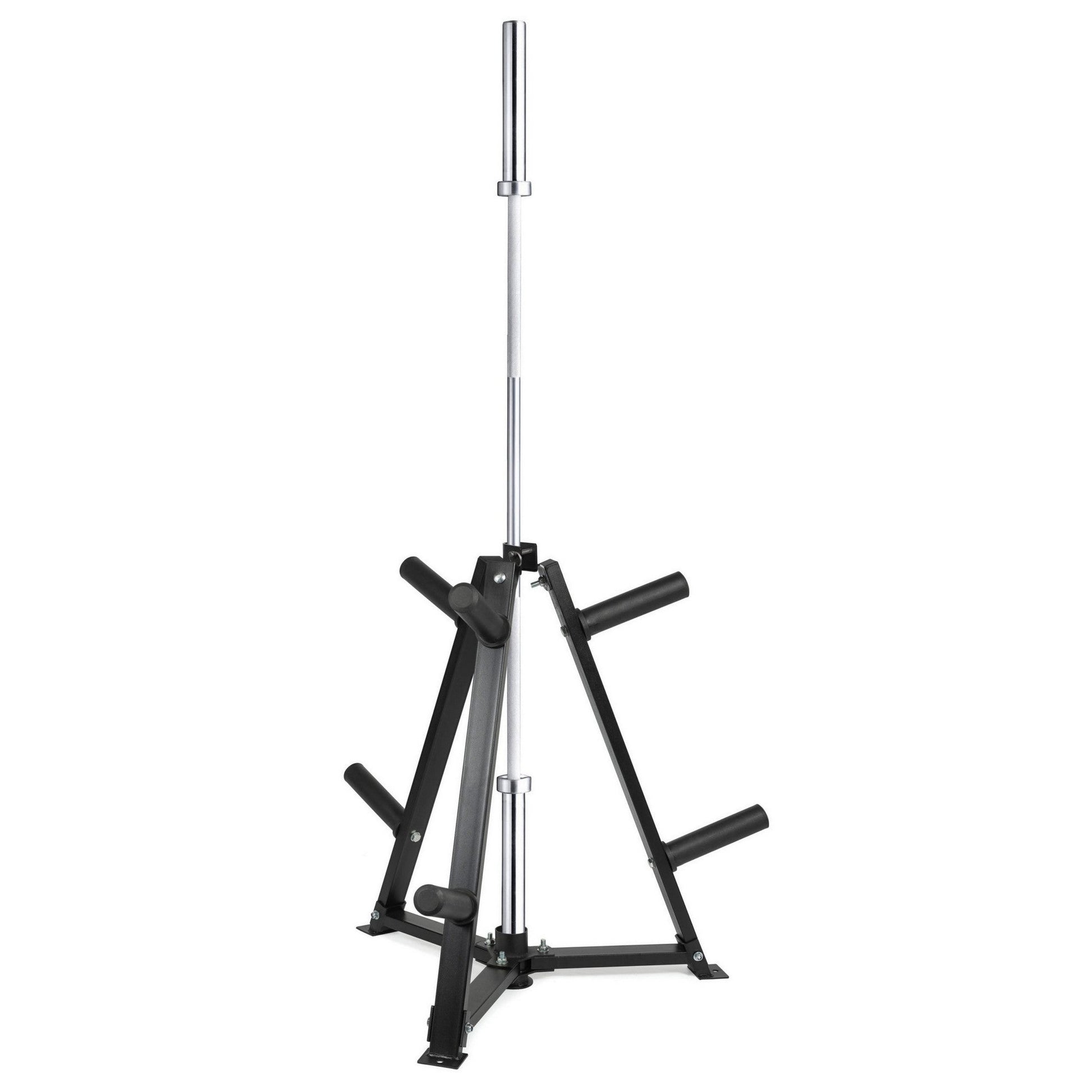 Adjustable Vertical Weight Plate & Dumbbell Storage Rack – Heavy‑Duty Steel Frame, 300 kg Capacity, Multi‑Clamp Barbell & Disc Organizer for Compact Home Gym