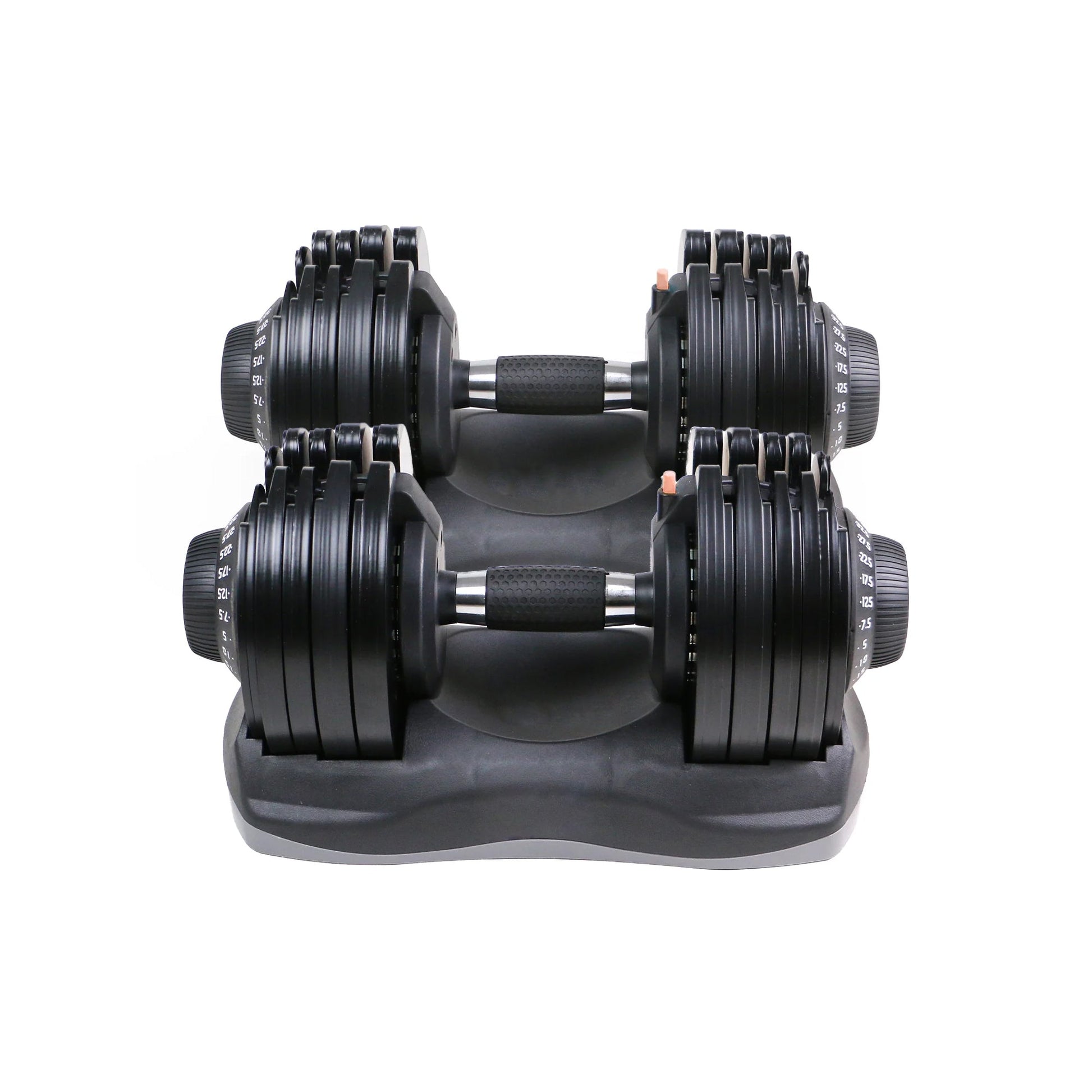 Adjustable Dumbbells 12‑in‑1 5 kg–32.5 kg Pair – Durable Dial System with Ergonomic Grip for Strength Training in Compact Home Gym Spaces