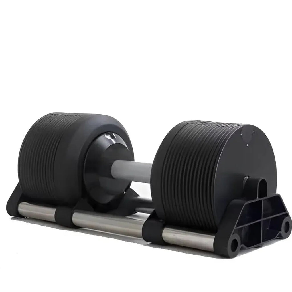 Adjustable Steel Round Dumbbells with Smooth Dial, Anti-Slip Handle & Optional Bench – 24 kg to 45 kg, Space‑Saving Strength Training for Home Gym