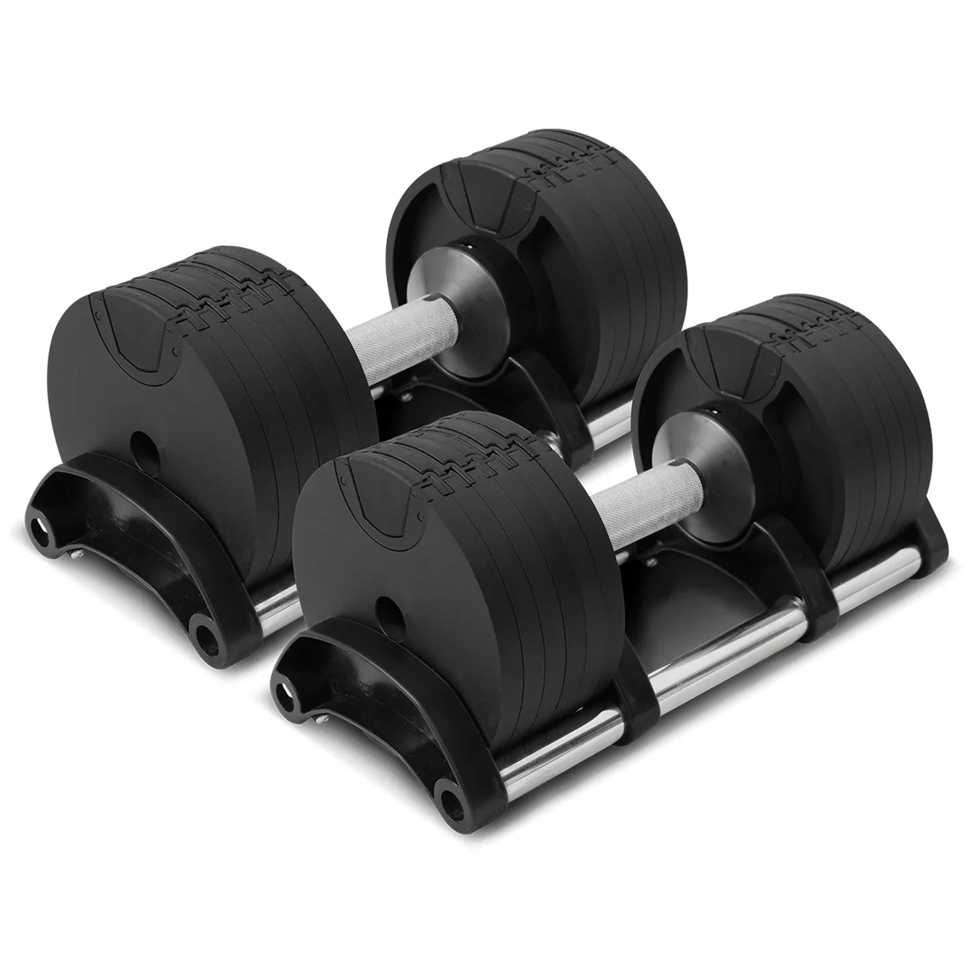 Adjustable Steel Round Dumbbells with Smooth Dial, Anti-Slip Handle & Optional Bench – 24 kg to 45 kg, Space‑Saving Strength Training for Home Gym
