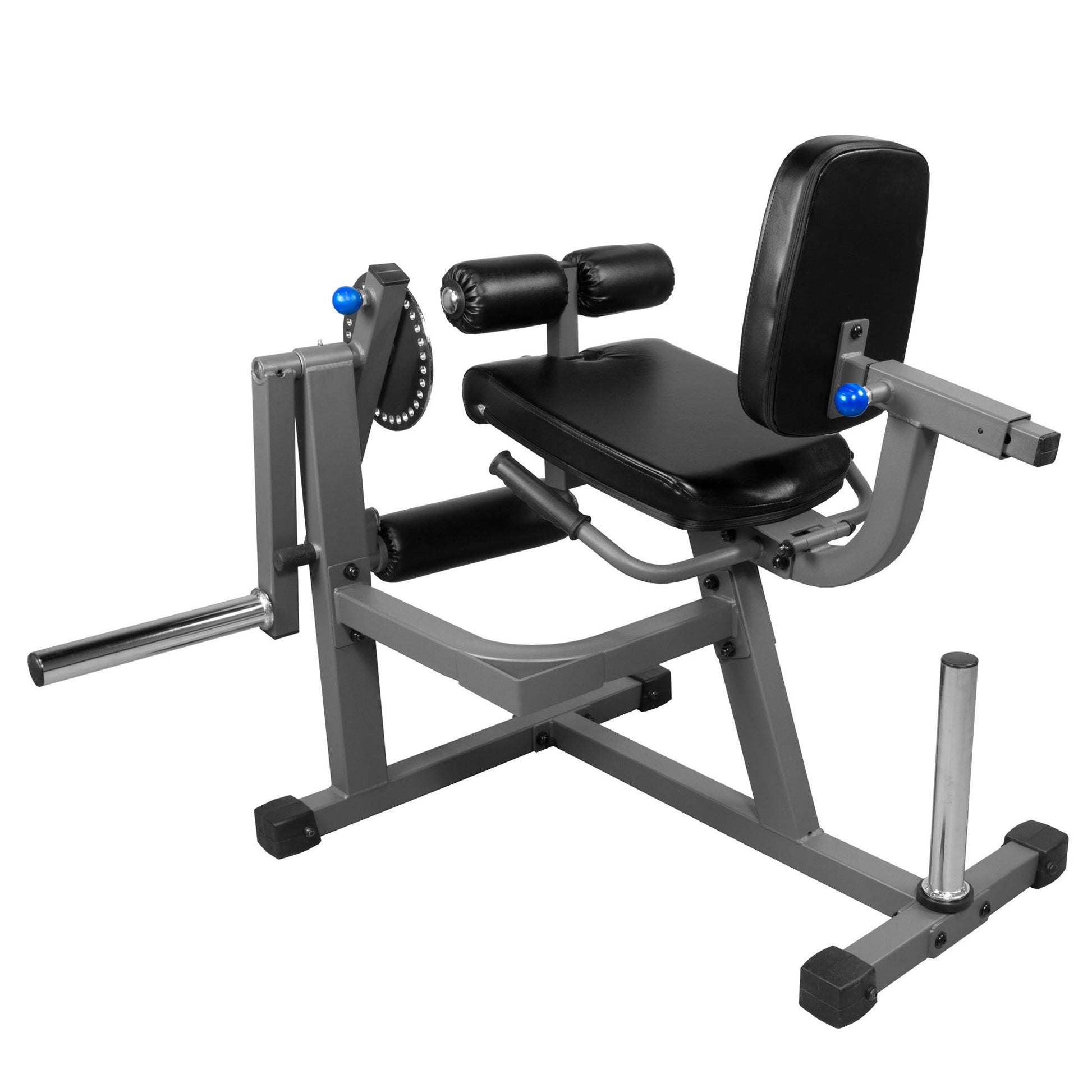 Heavy‑Duty Adjustable Leg Extension & Curl Machine – Steel Frame Home Gym Quad & Hamstring Strength Trainer, Seated Design for Compact Studio