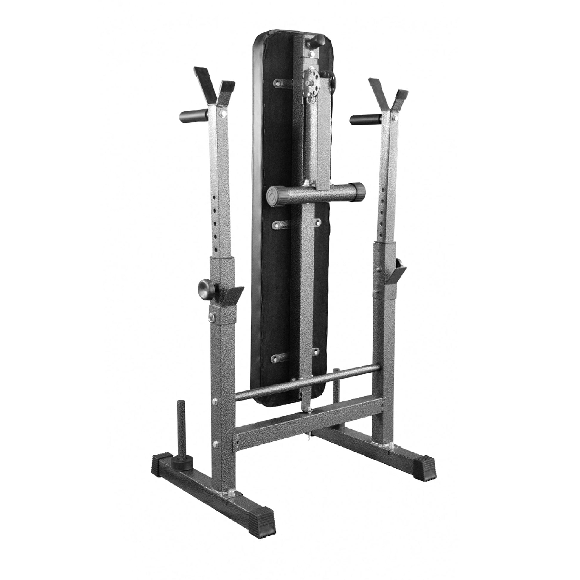 Adjustable Steel Weight Bench with Dip Station & Barbell Rack – Foldable Heavy‑Duty Steel Frame, Pads, Multi‑Angle Strength Training for Home Gym
