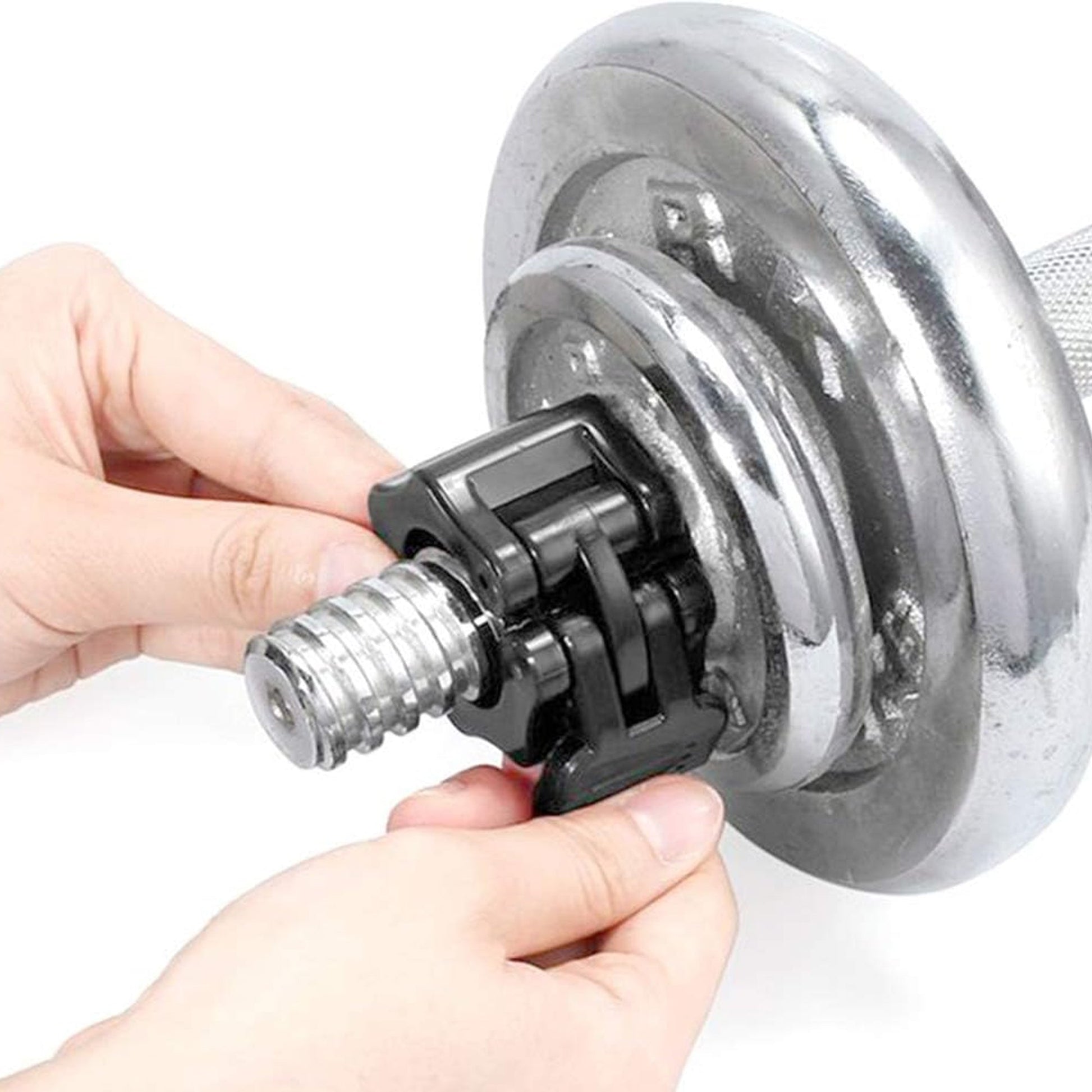 Adjustable Olympic Barbell Collars – Heavy‑Duty ABS Quick‑Release Locking Clips for 2″ Olympic Bars – Secure Strength Training for Home Gyms
