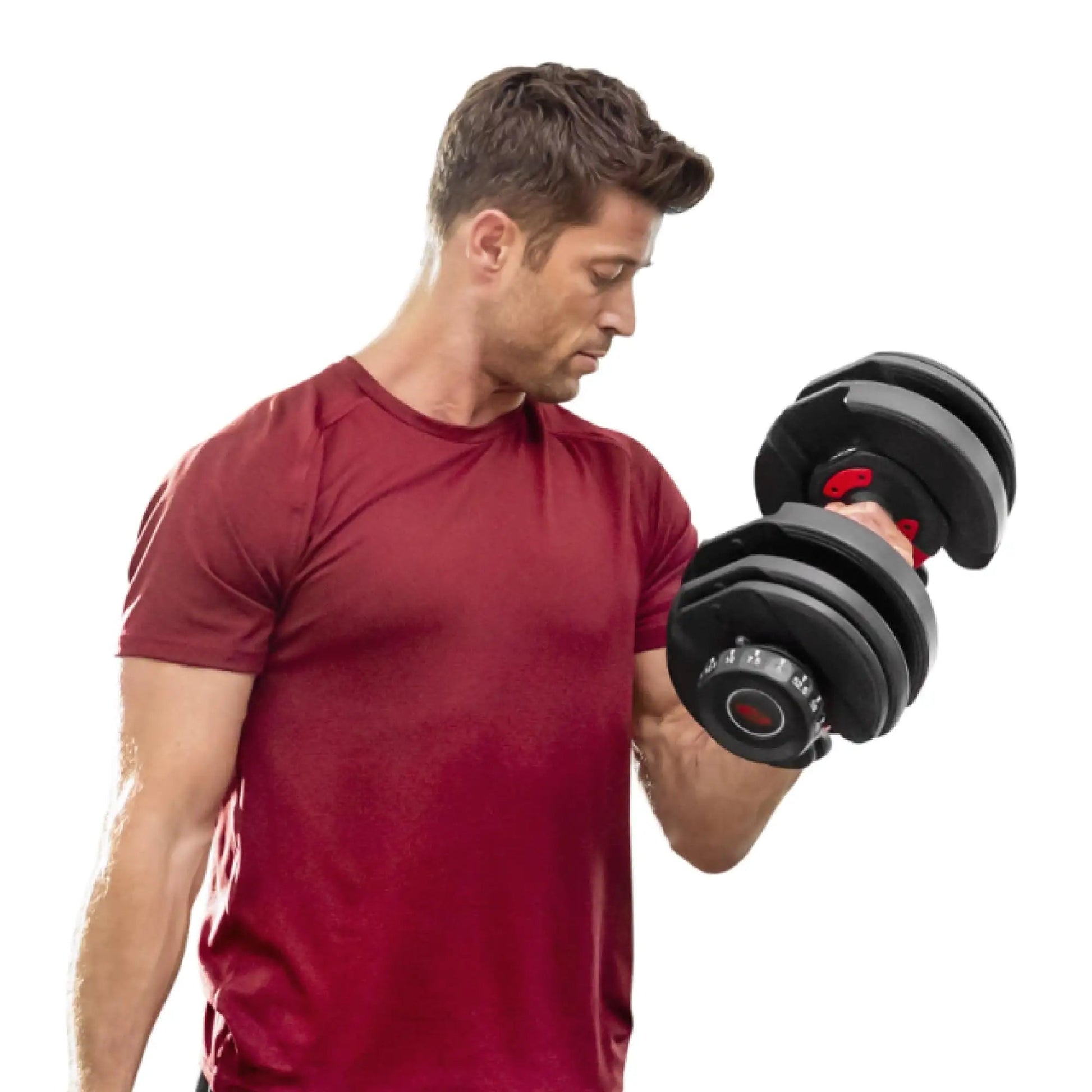 40 kg Adjustable Dumbbell – Cast Iron 17‑in‑1 Dial Weights, Heavy‑Duty Strength Training for Home Gym & Studio, Compact Space‑Saving Fitness Gear