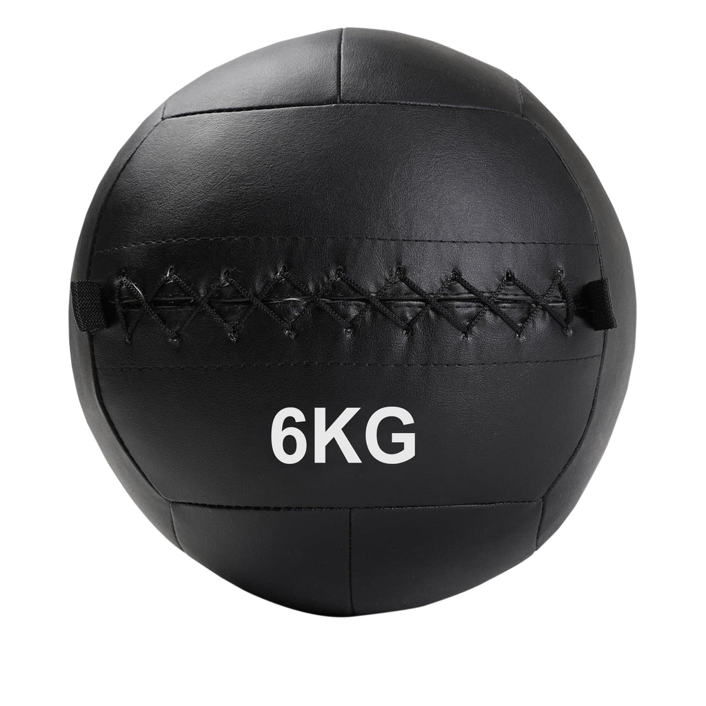 3–12 kg No‑Bounce Vinyl Wall Balls – Durable, Textured Grip for Explosive Strength Training at Home