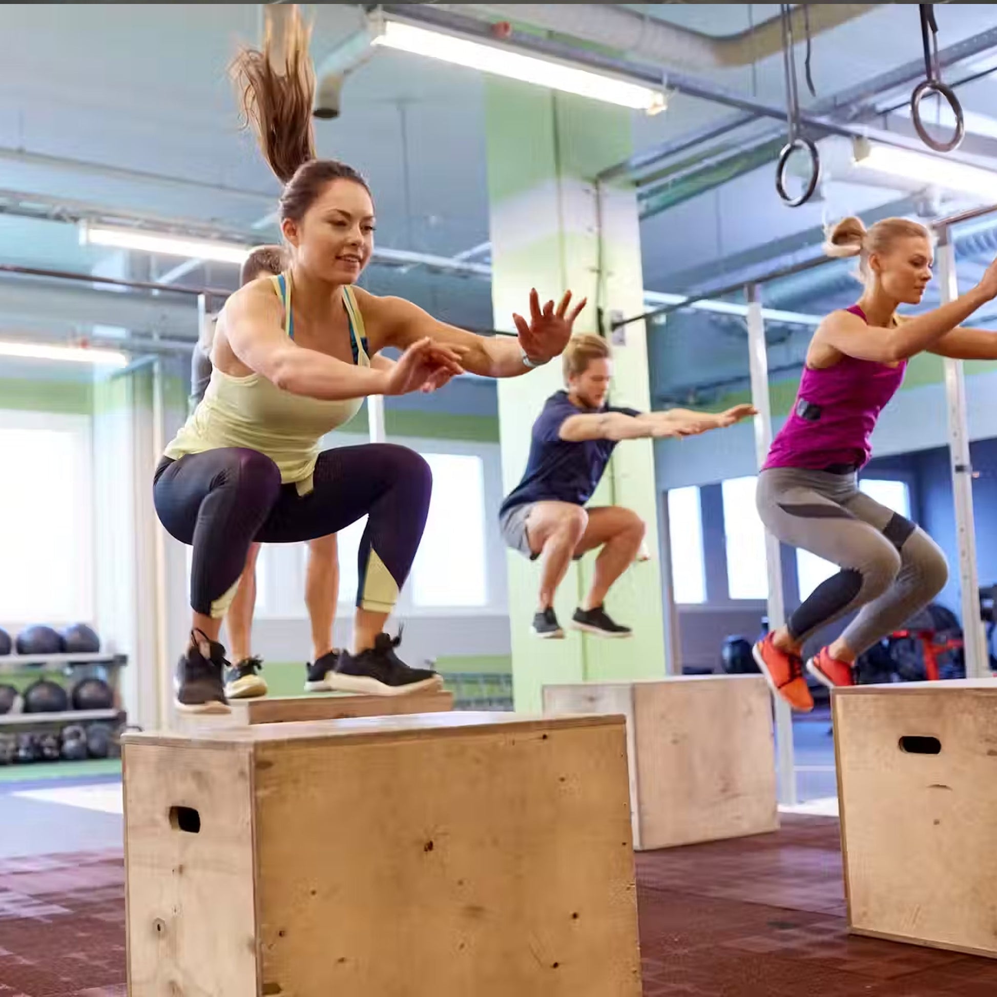 Wooden Plyometric 3‑in‑1 Jump Box – Premium Baltic Birch Wood, Reversible Heights, Non‑Slip Corners, Strength & Agility Training for Home Gyms