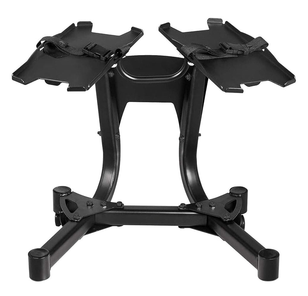 Adjustable 24 kg Quick‑Dial Dumbbell – 15‑in‑1 Rubber‑Coated Space‑Saving Weight Plate System for Strength Training, Home Gym Ready