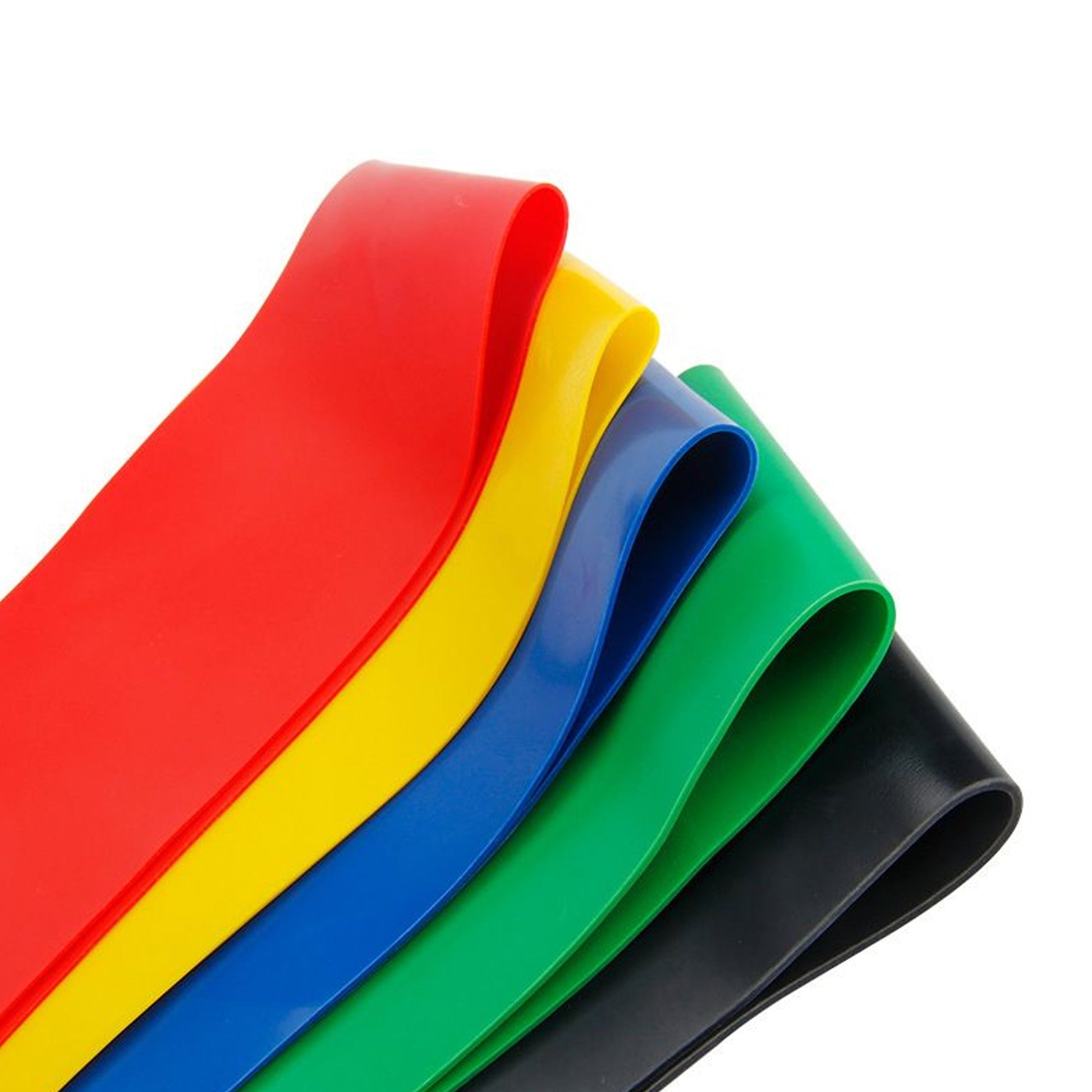 Resistance Band Loop Set – 5‑Level Lightweight Latex Bands for Home Workouts, Pilates & Strength Training – Toning, Mobility & Recovery Tool