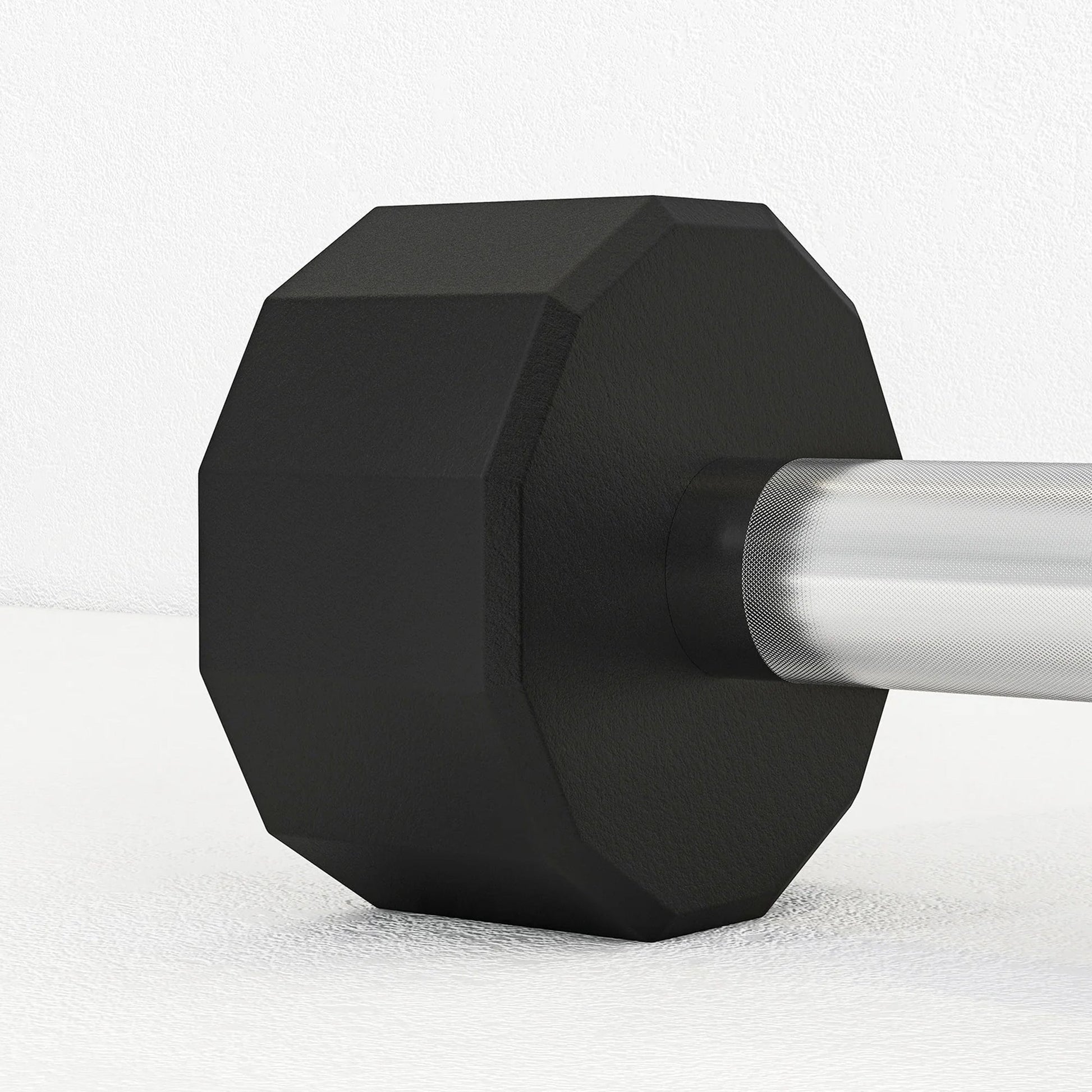 Hex Rubber Round-Coated Dumbbell – Anti‑Roll, High‑Grip Ergonomic Handle, Strength Training for Home Gym, Quiet & Durable Design