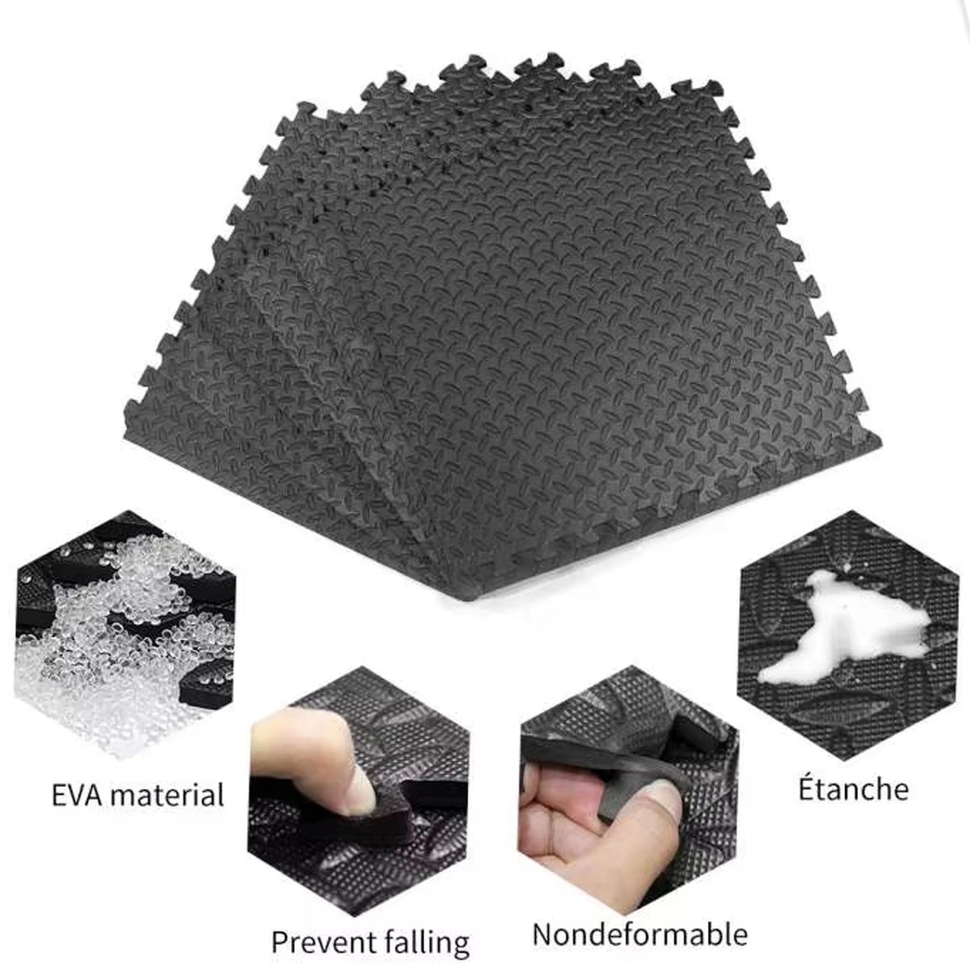 Heavy‑Duty 10 mm EVA Foam Puzzle Exercise Mat – Non‑Slip, Interlocking Tiles for Home Gym, Durable Comfort & Sound‑Damping Flooring