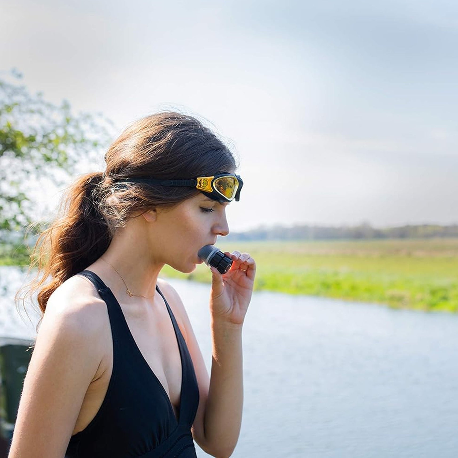 Breath Trainer | Portable Lung Exerciser for Respiratory Therapy, Lung Capacity & Stamina Boost