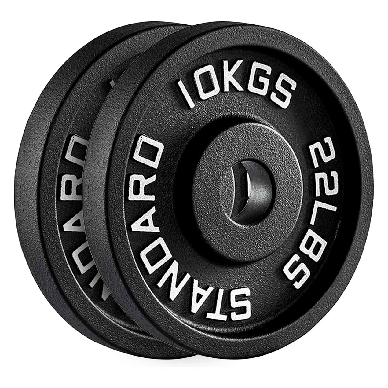 Heavy-Duty Cast Iron Weight Plates | Durable Strength Training Discs for Home & Gym | Sold as Singles, Pairs, or Sets | Ideal for Dumbbells & Barbells