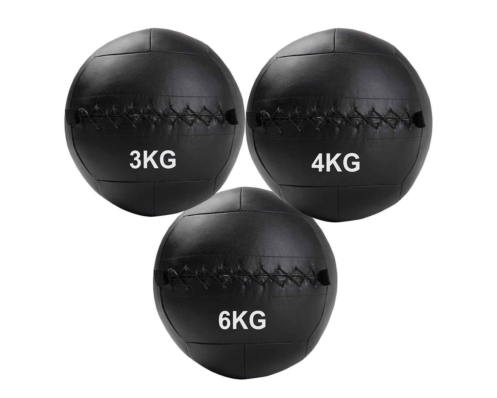 3–12 kg No‑Bounce Vinyl Wall Balls – Durable, Textured Grip for Explosive Strength Training at Home
