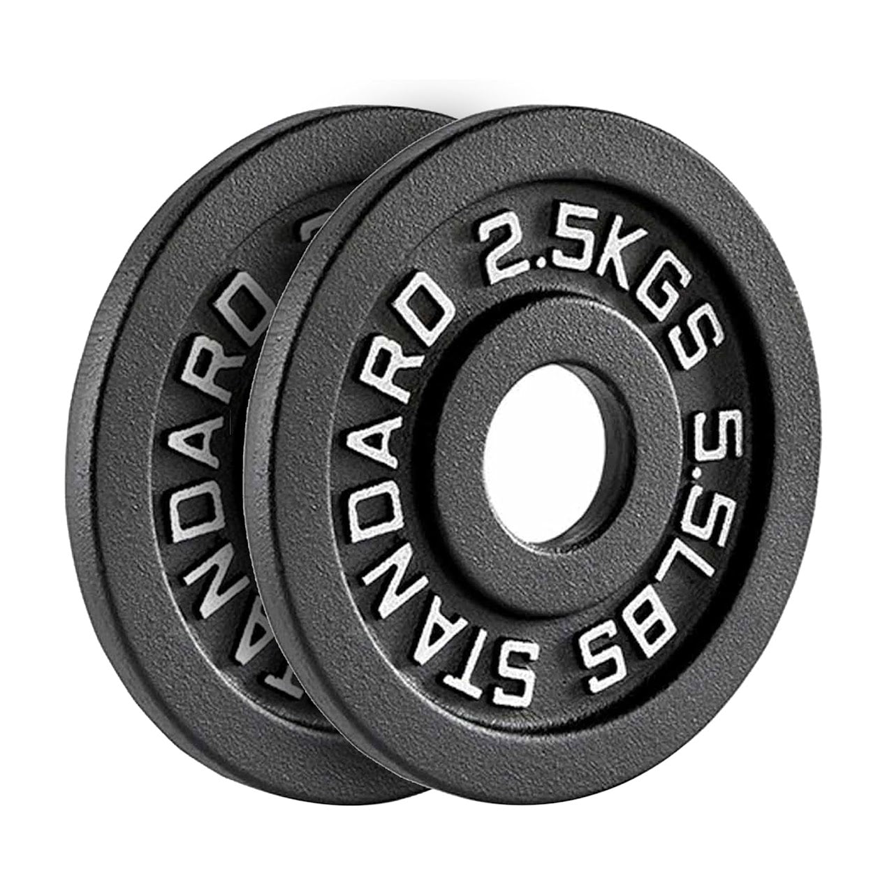 Heavy-Duty Cast Iron Weight Plates | Durable Strength Training Discs for Home & Gym | Sold as Singles, Pairs, or Sets | Ideal for Dumbbells & Barbells
