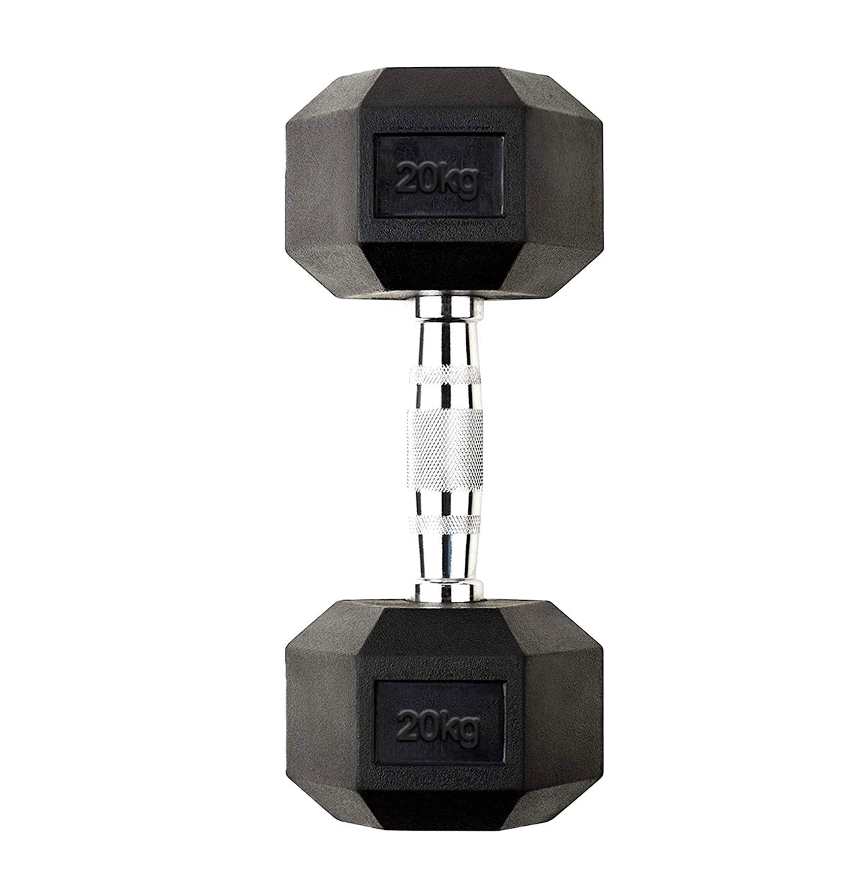 Hex Dumbbell Set 2.5kg–60kg – Rubber-Coated Anti-Roll Weights with Steel Handles – Dumbbell Pairs & Rack Bundles for Home & Commercial Gym Use