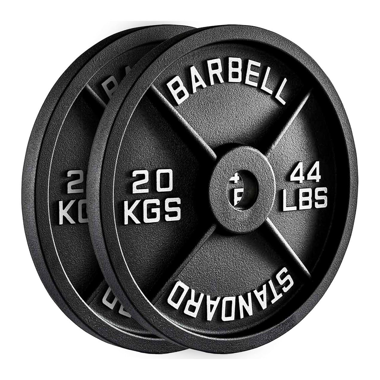 Heavy-Duty Cast Iron Weight Plates | Durable Strength Training Discs for Home & Gym | Sold as Singles, Pairs, or Sets | Ideal for Dumbbells & Barbells