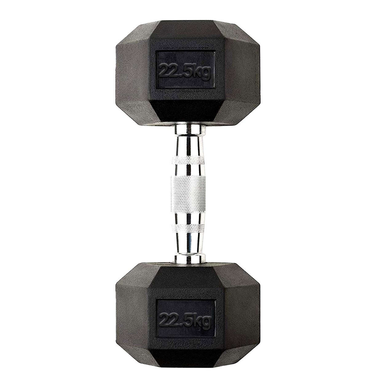 Hex Dumbbell Set 2.5kg–60kg – Rubber-Coated Anti-Roll Weights with Steel Handles – Dumbbell Pairs & Rack Bundles for Home & Commercial Gym Use