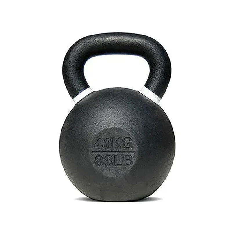 Heavy-Duty Cast Iron Kettlebell – Durable Matte Finish, Ergonomic Handle for Strength Training, Compact Home Gym Essential