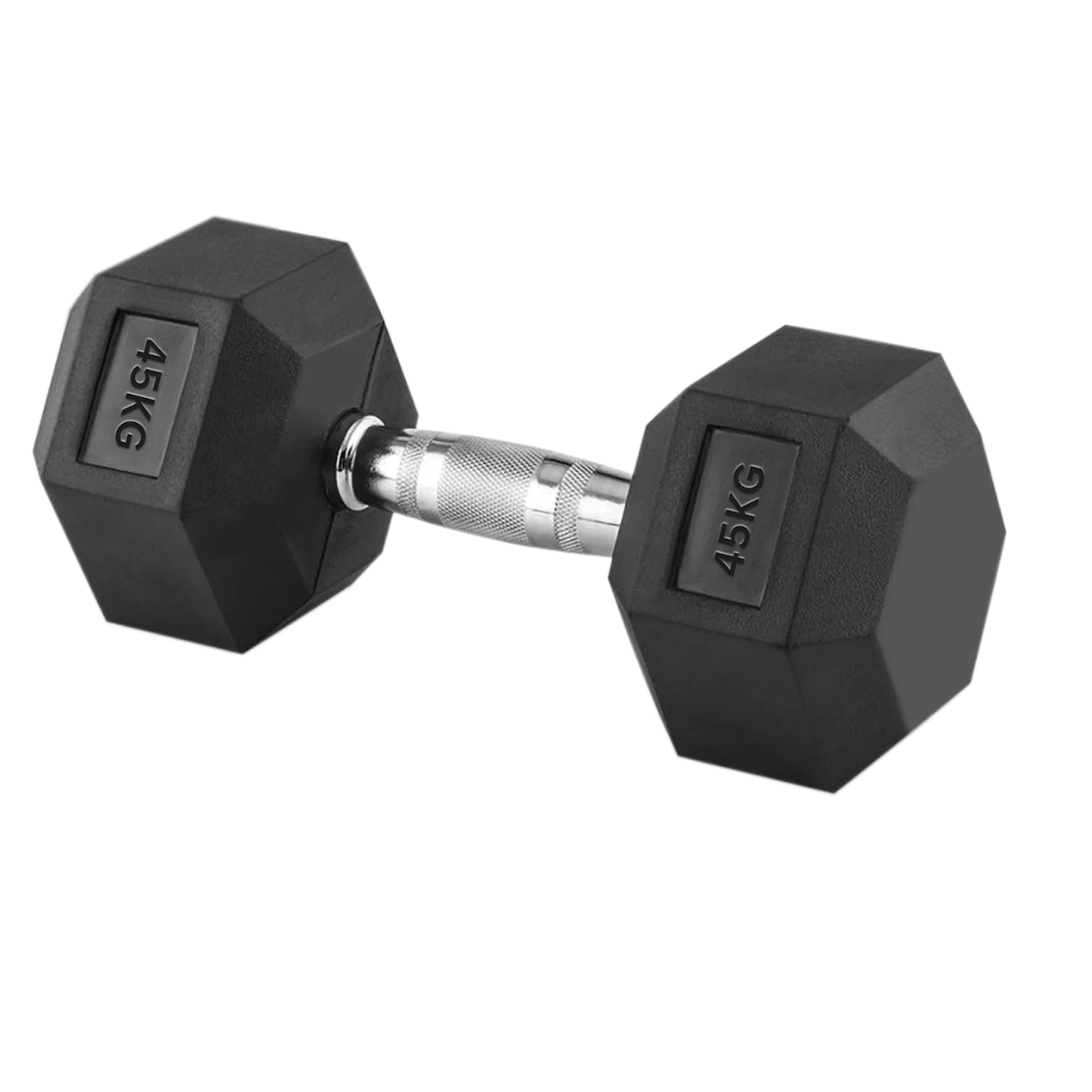 Hex Dumbbell Set 2.5kg–60kg – Rubber-Coated Anti-Roll Weights with Steel Handles – Dumbbell Pairs & Rack Bundles for Home & Commercial Gym Use