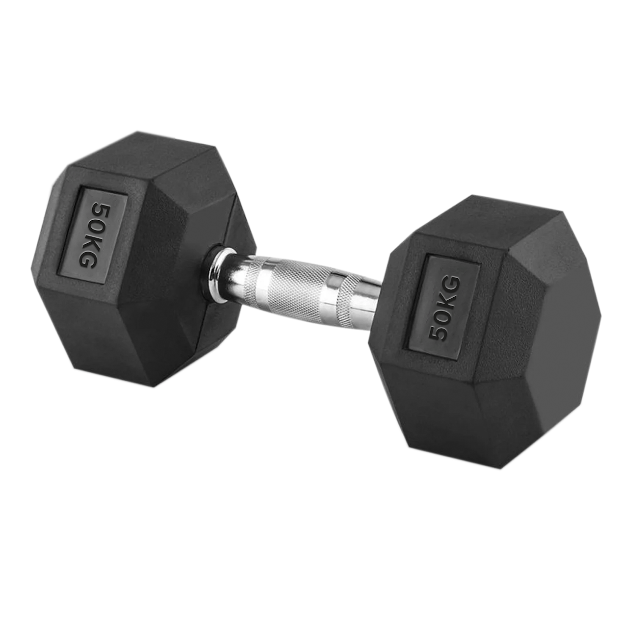 Hex Dumbbell Set 2.5kg–60kg – Rubber-Coated Anti-Roll Weights with Steel Handles – Dumbbell Pairs & Rack Bundles for Home & Commercial Gym Use