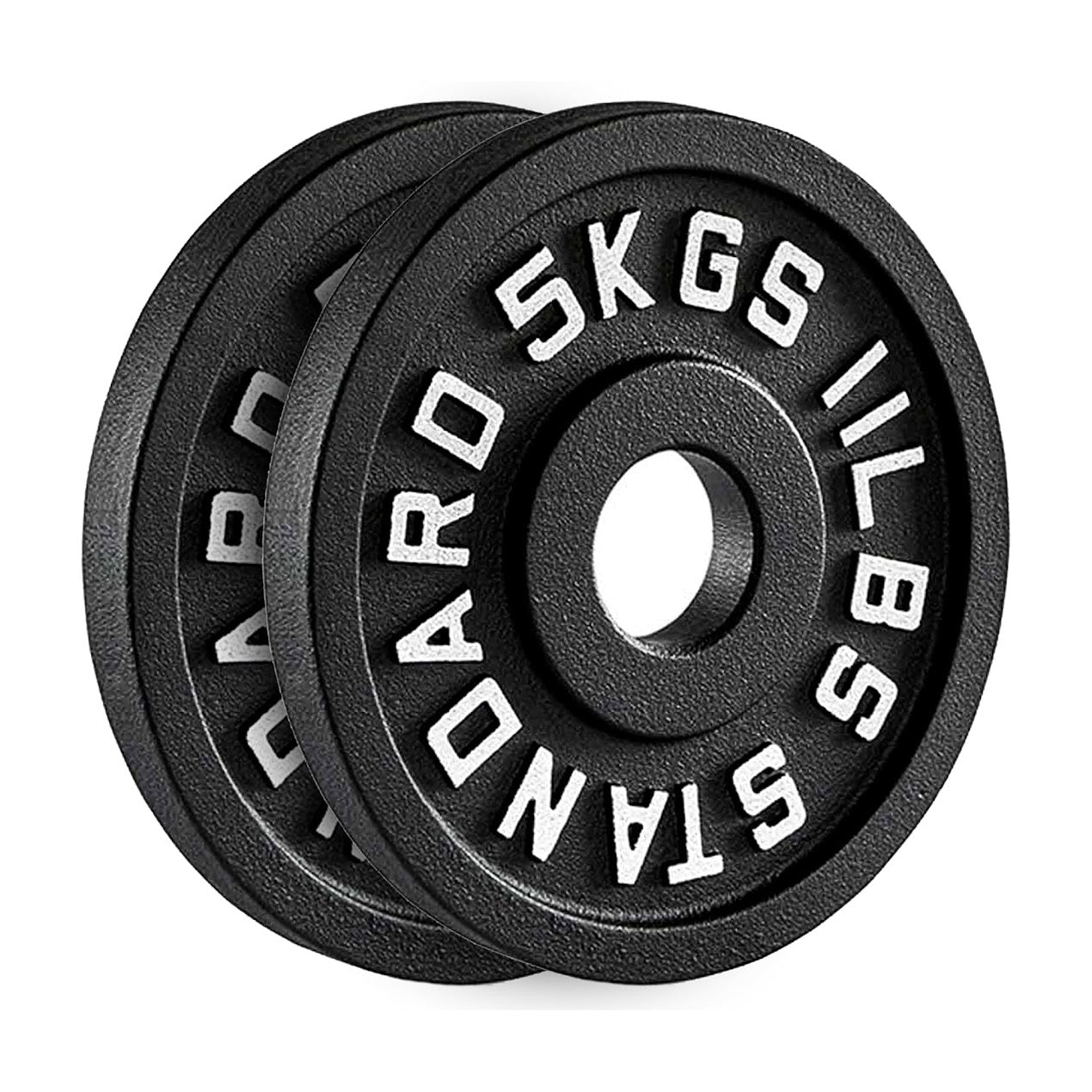 Heavy-Duty Cast Iron Weight Plates | Durable Strength Training Discs for Home & Gym | Sold as Singles, Pairs, or Sets | Ideal for Dumbbells & Barbells
