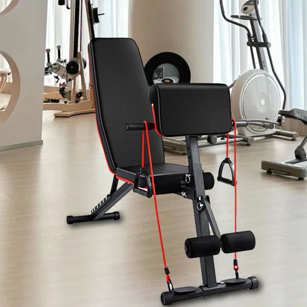 Adjustable Foldable Weight Bench – Heavy‑Duty Steel, 7‑Position Incline/Decline/Flat, 320 kg Capacity, Quick‑Fold Locking for Home Gym