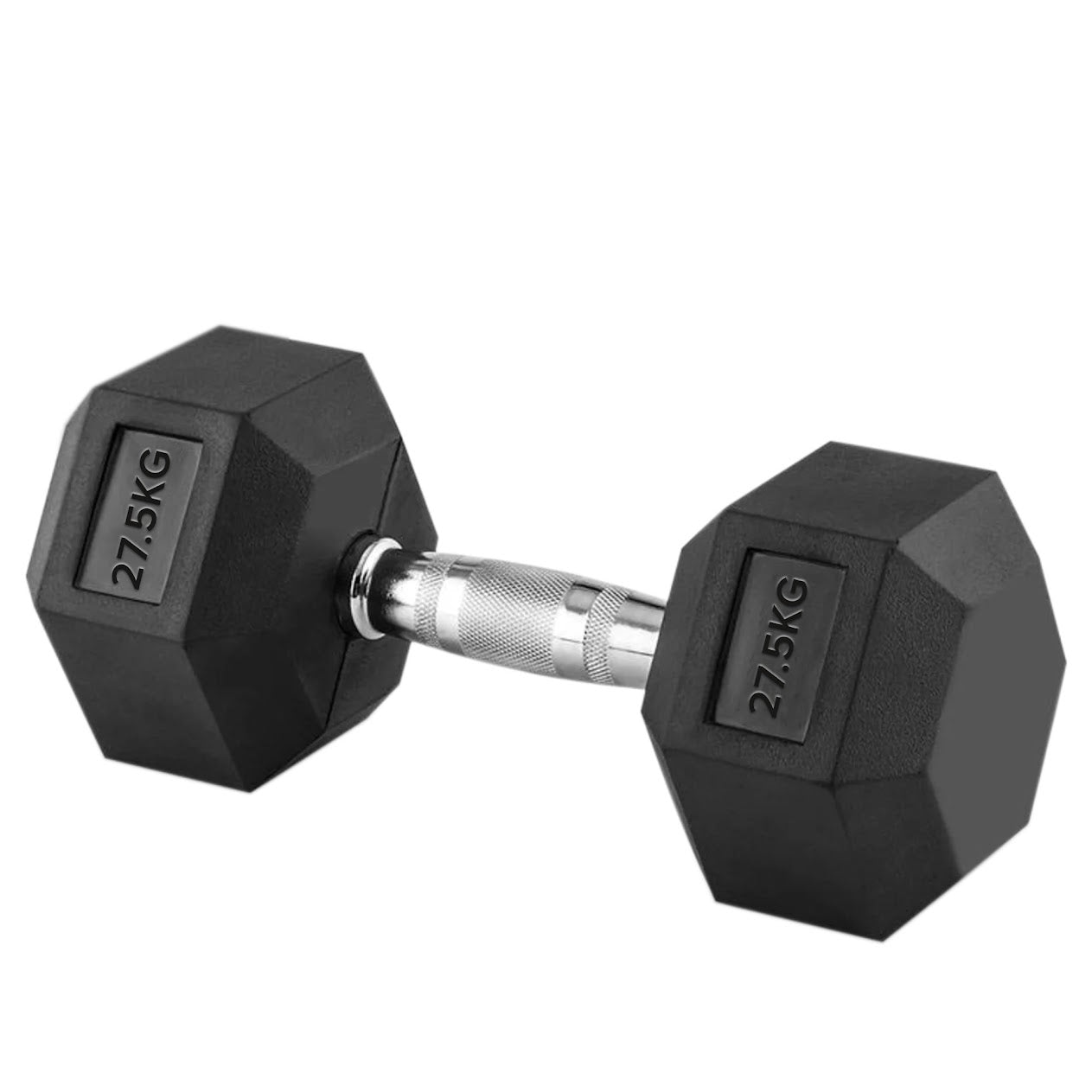 Hex Dumbbell Set 2.5kg–60kg – Rubber-Coated Anti-Roll Weights with Steel Handles – Dumbbell Pairs & Rack Bundles for Home & Commercial Gym Use