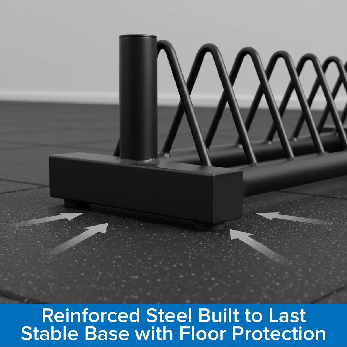 Horizontal Weight Plate Rack – Heavy-Duty Steel Storage Stand for Olympic & Standard Plates, Portable Home Gym Organizer, Rolling Barbell Holder